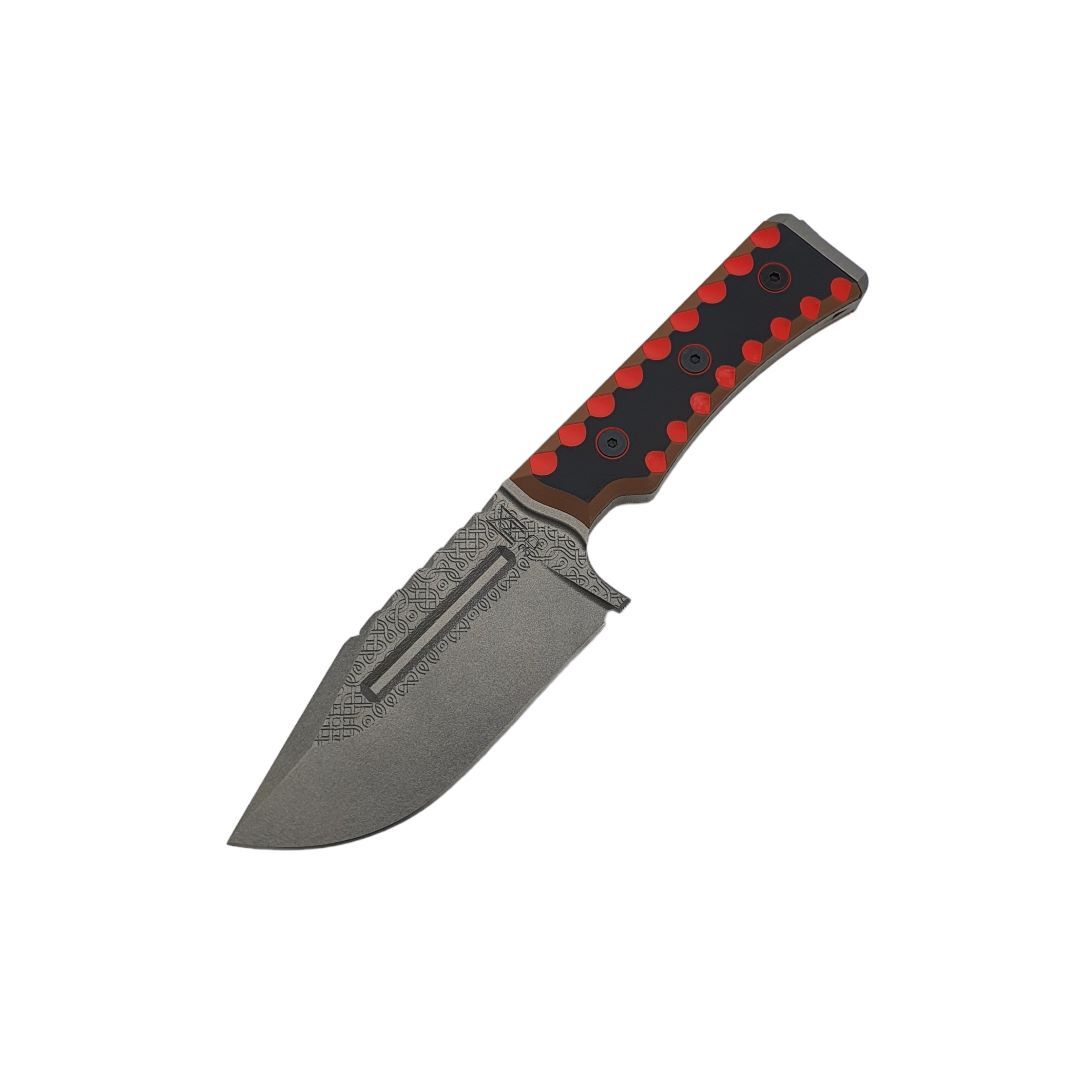 Midgards-Messer MM3D Custom Fixed aus gedrucktem Stahl Made in Germany (100 % ROSTFREI!)