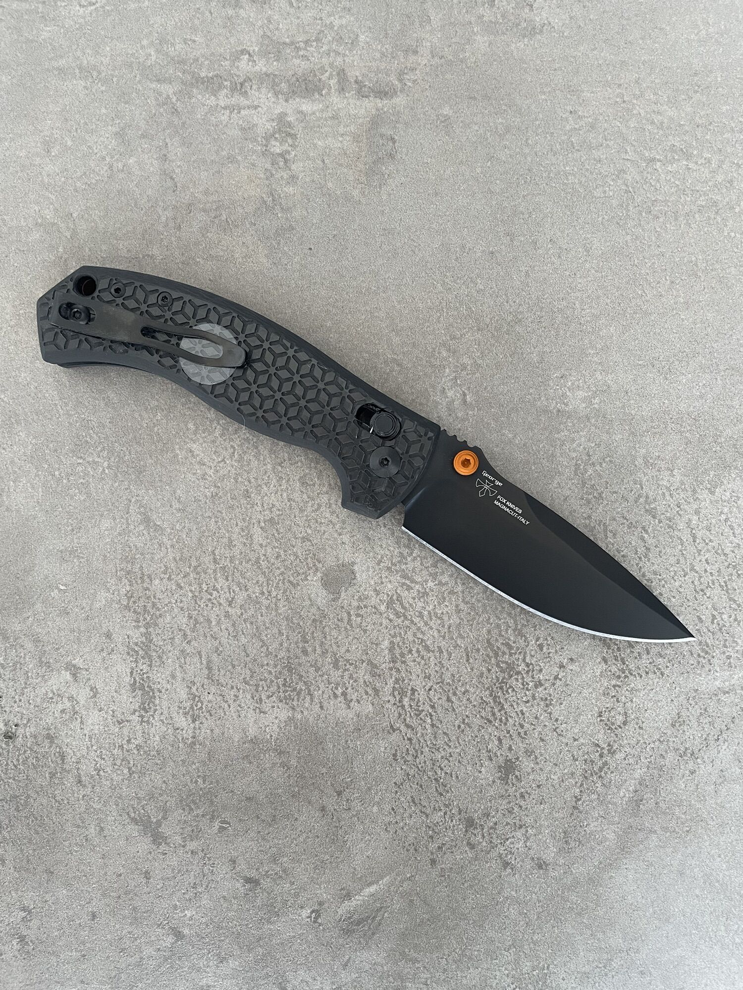Fox Knives ANZU FX-560 CFOR Les George Design Magnacut - Image 3