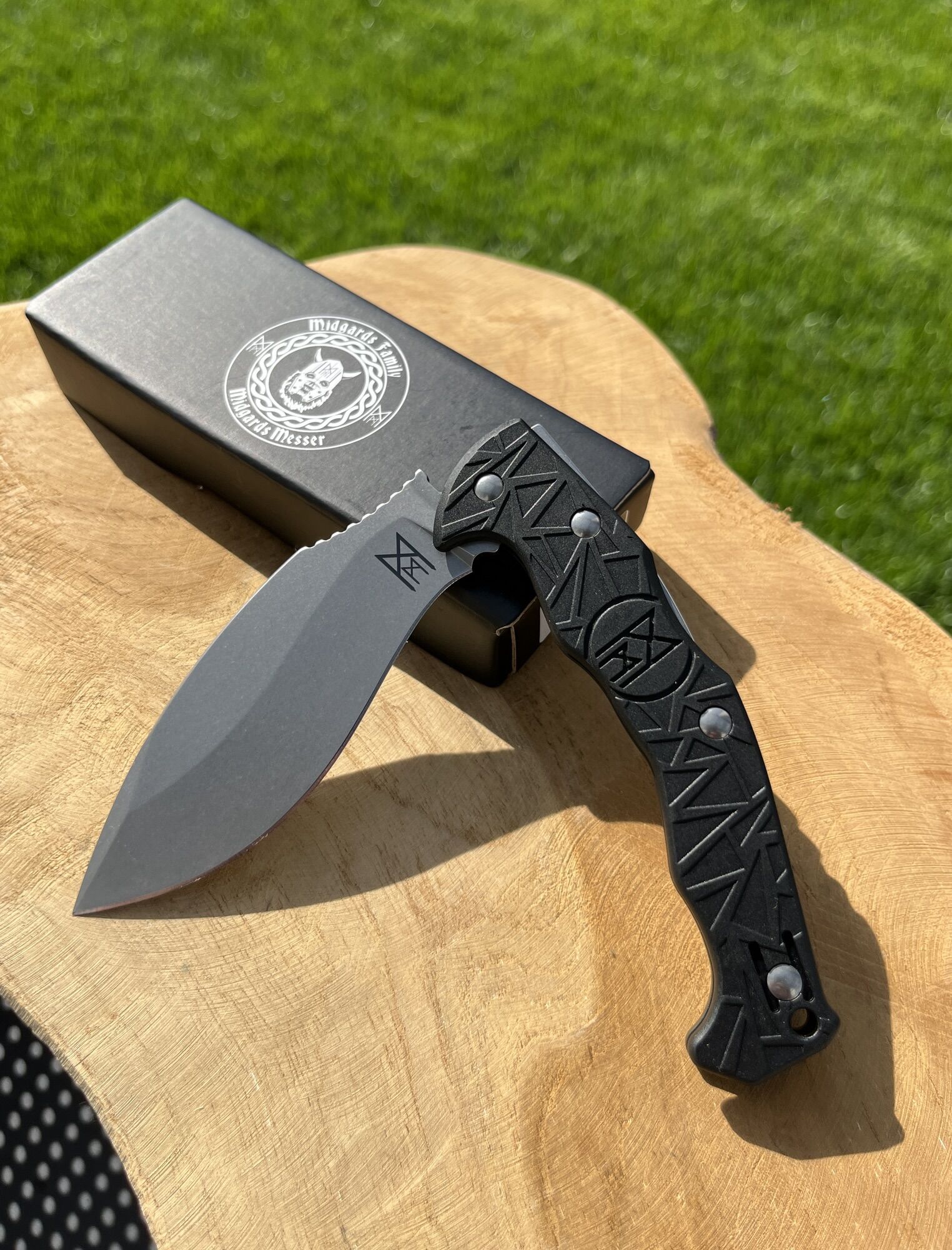 Midgards-Messer EDC Kukri - Black - Image 3