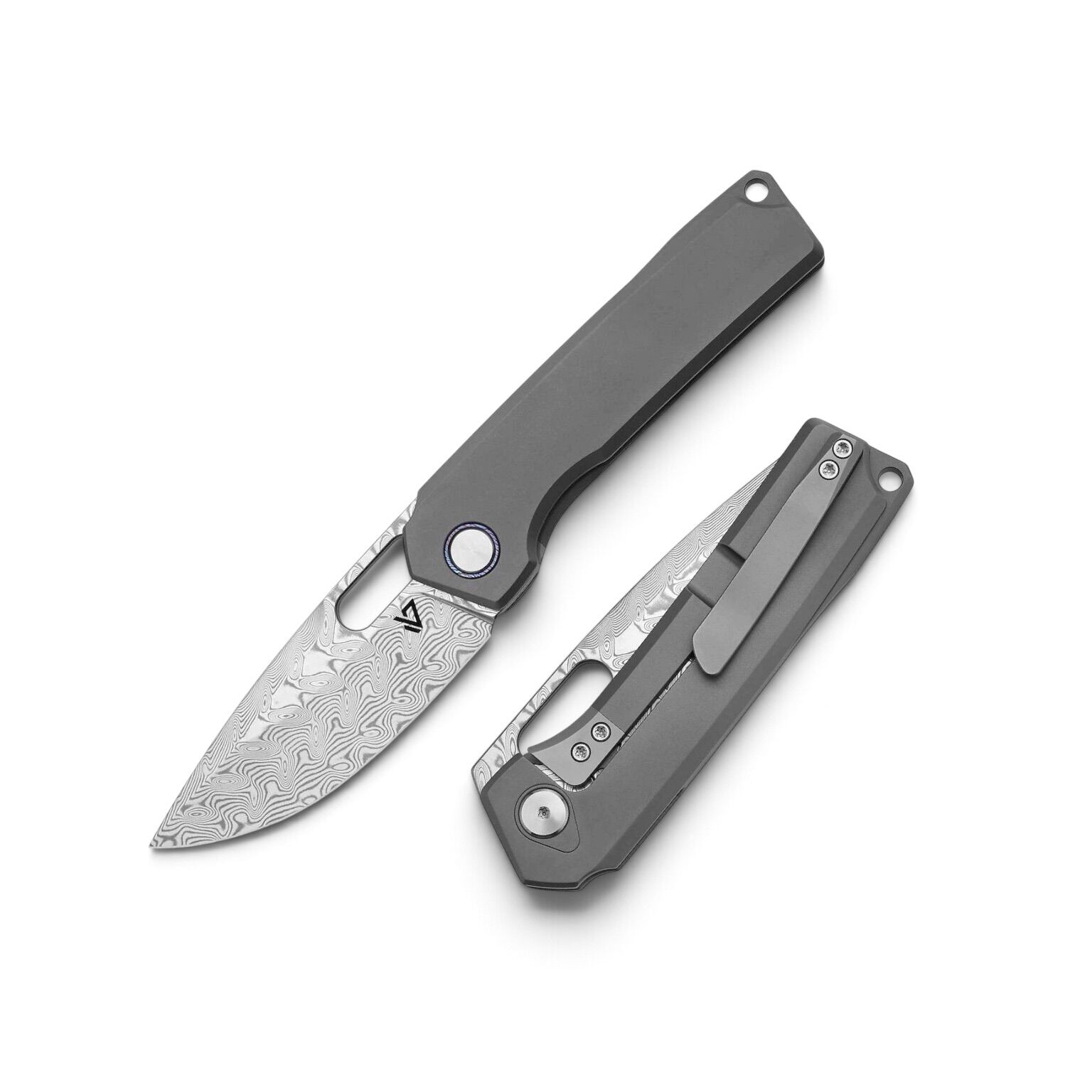 Vanguard Knives | Breaker Integral | VG10 Damast / Titanium - Frame Lock & Timascus Clip | VORBESTELLUNG