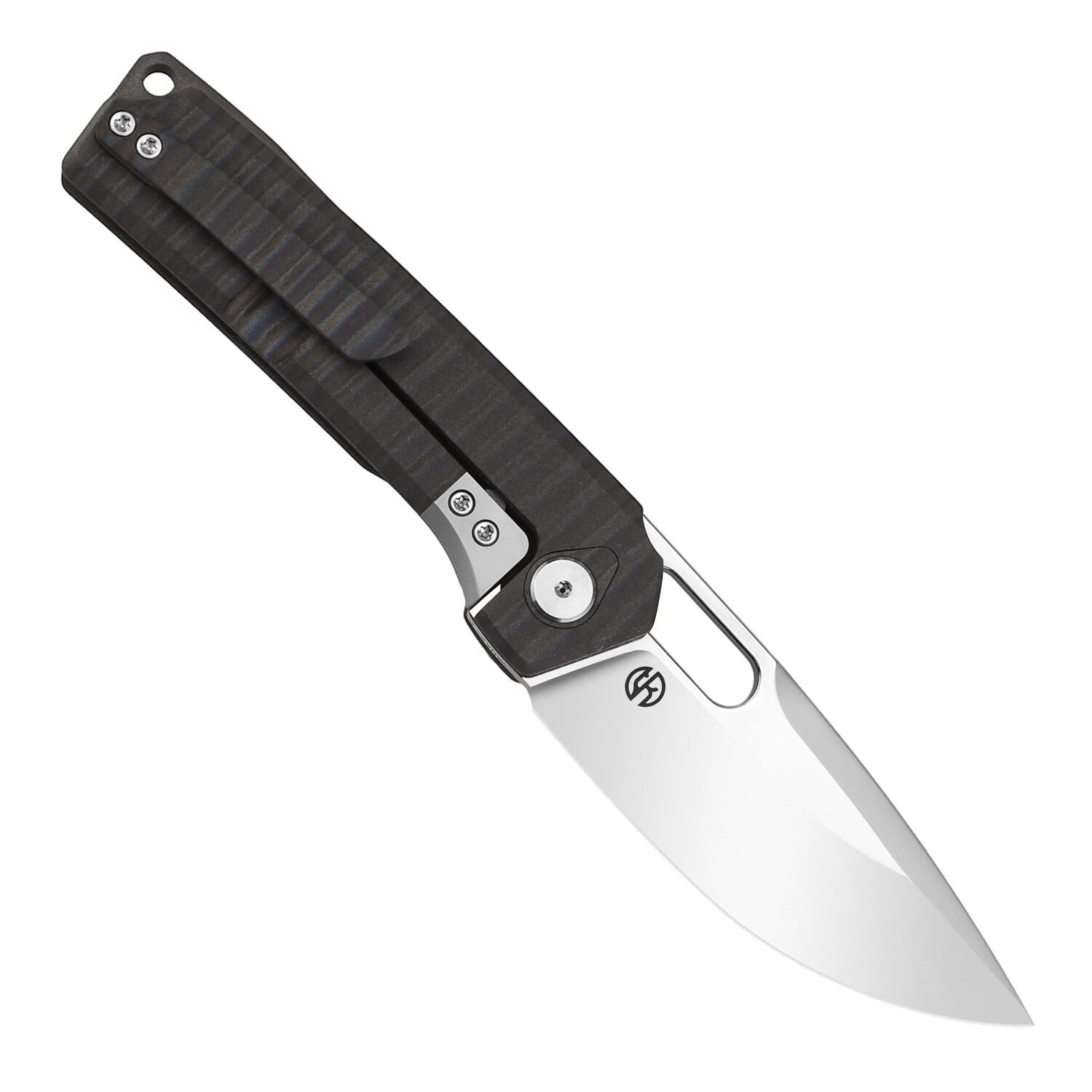 Vanguard Knives | Breaker Integral | Vanax Super Mirror / Titanium Flame - Frame Lock & Timascus Clip | VORBESTELLUNG – Bild 2