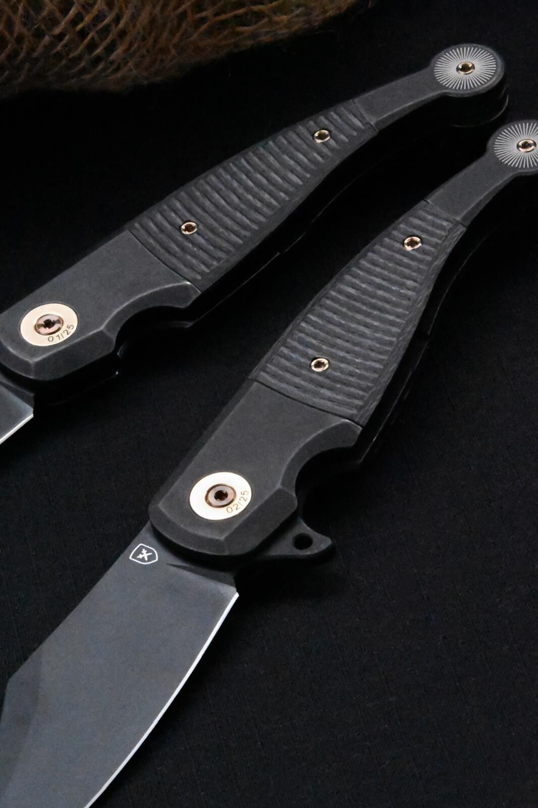 FOX Knives GVP "Gitano" Gen 2 / Magnacut PVD / Titan PVD 3K-CF Clip (ohne Flipper) – Bild 11