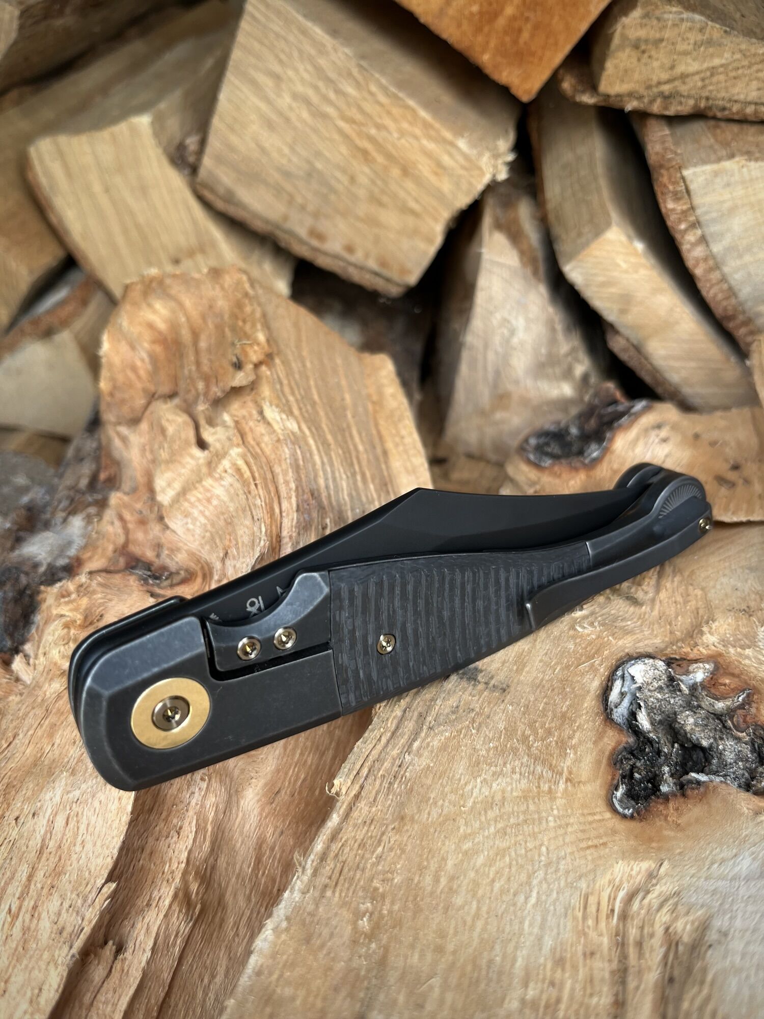 FOX Knives GVP "Gitano" Gen 2 / Magnacut PVD / Titan PVD 3K-CF Clip (ohne Flipper) – Bild 9