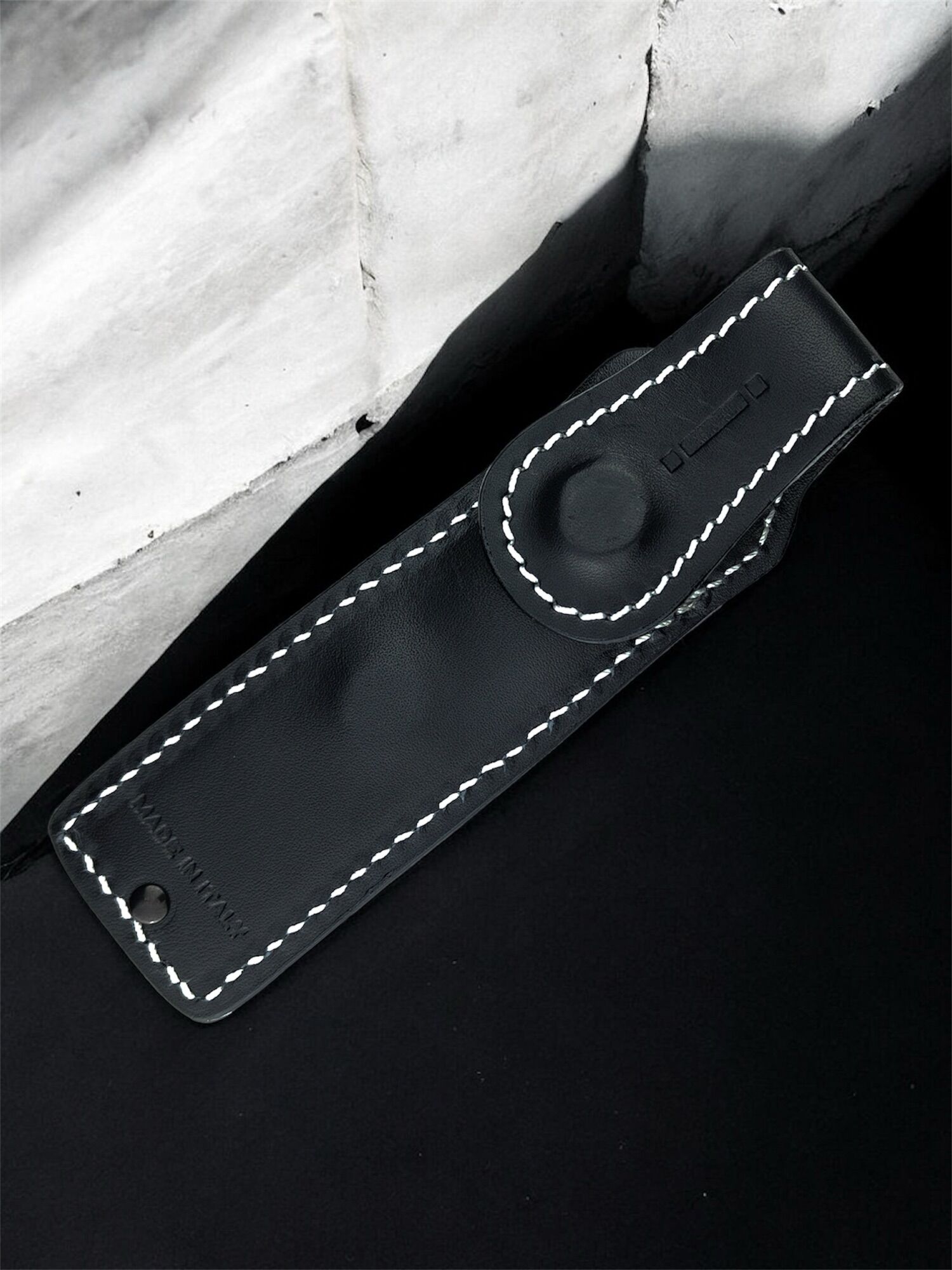 Straight Line EDC | SCORER | Magnacut SW / Brown Burlap Micarta - Designed by Igor Bortolussi – Bild 5