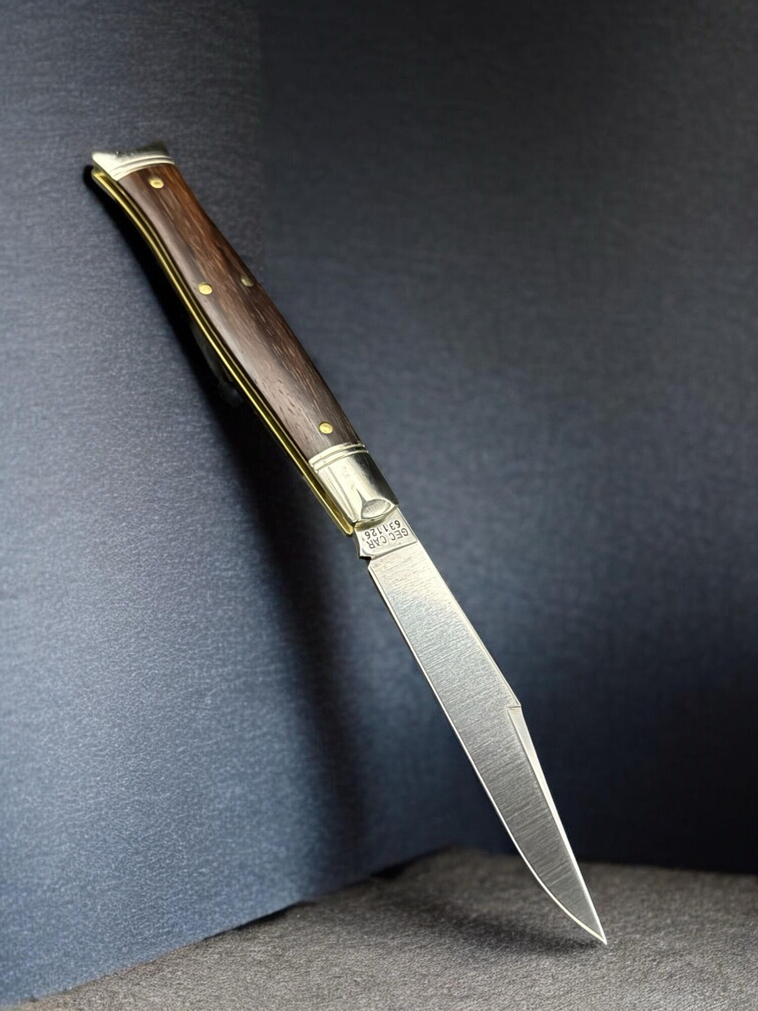 Great Eastern Cutlery GEC #631126 NF - Northfield UN-X-LD 1095 Carbon Steel Fish Tail Cocobolo Wood SATIN – Bild 3
