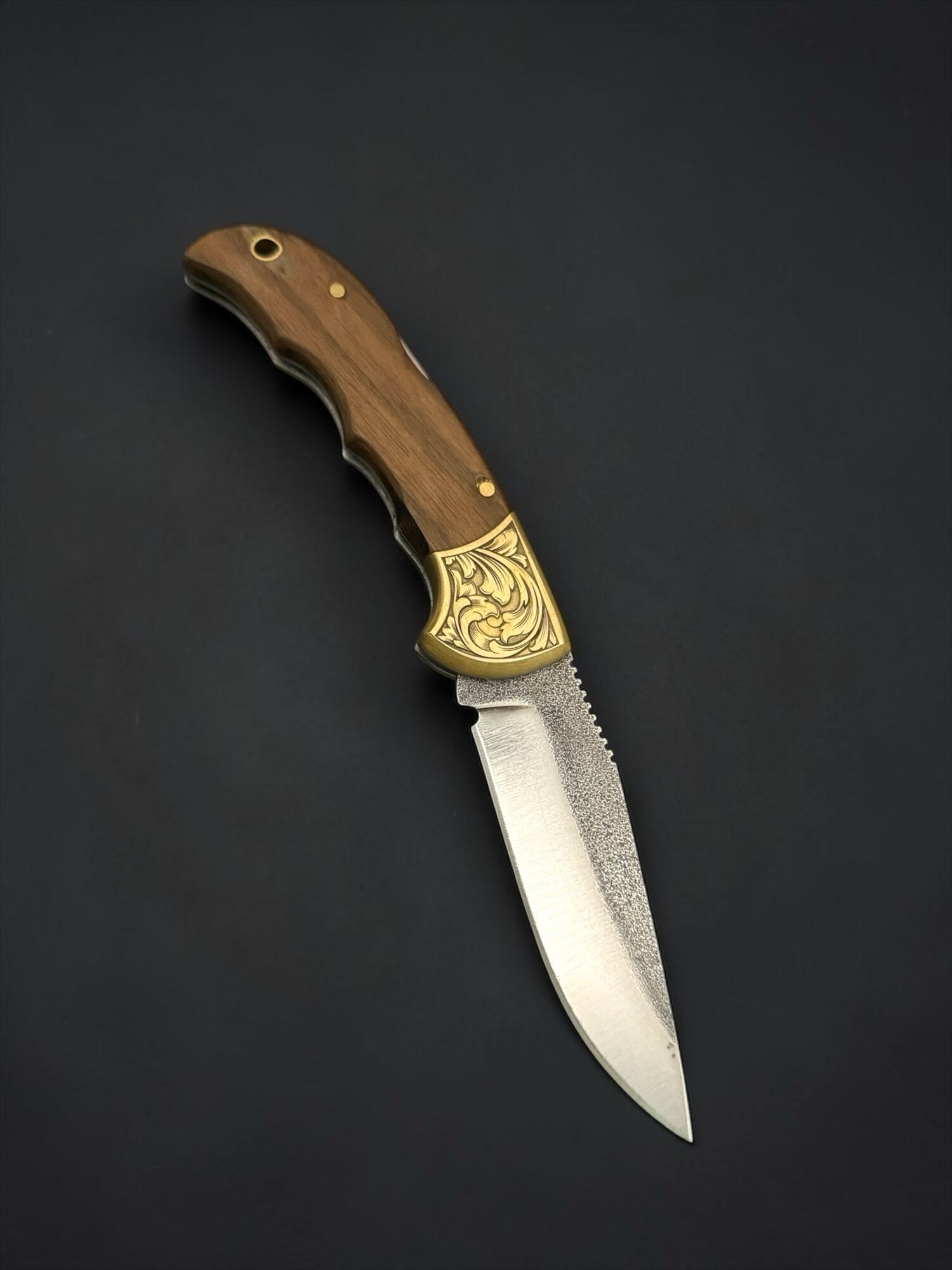 BIÇAK BURADA | TAURUS GUARD | Handmade - N690 & Walnussholz / Industrieholz (Verbundholz) – Bild 8