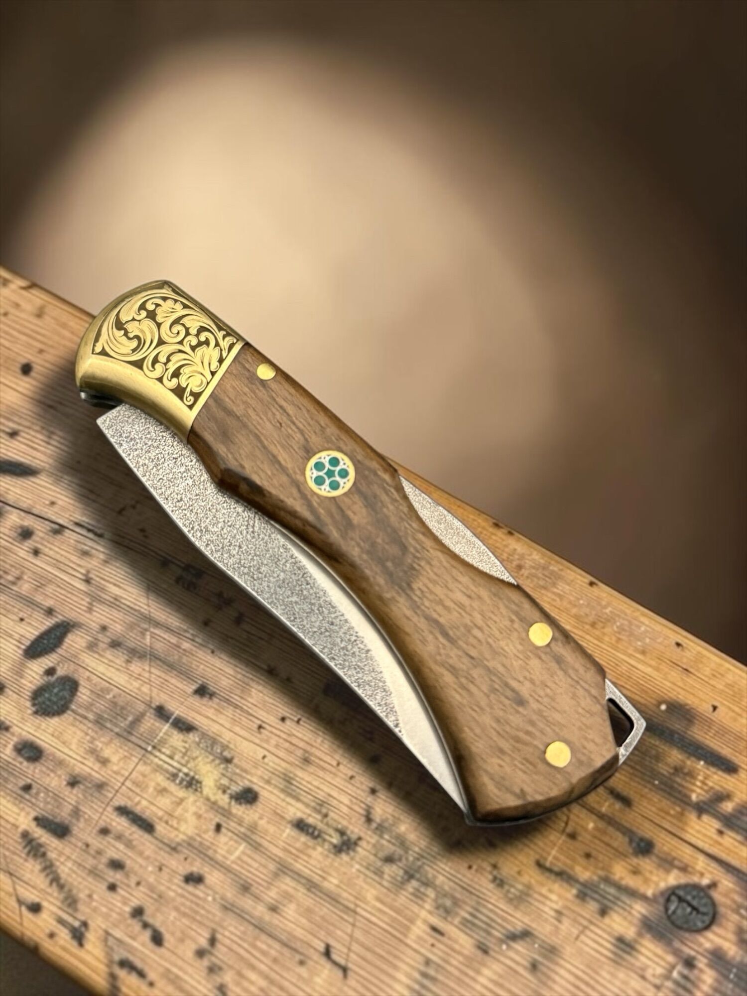 BIÇAK BURADA | TAURUS GUARD | Handmade - N690 & Walnussholz / Industrieholz (Verbundholz) – Bild 12