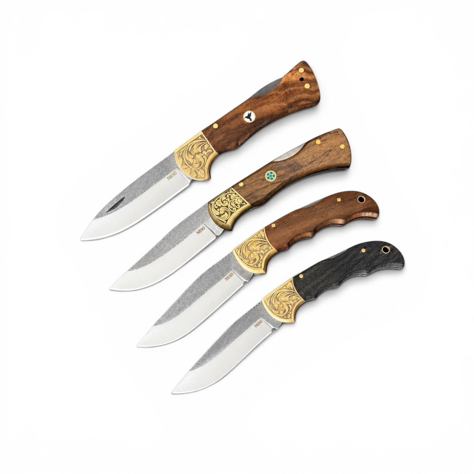 BIÇAK BURADA | TAURUS GUARD | Handmade - N690 & Walnussholz / Industrieholz (Verbundholz)