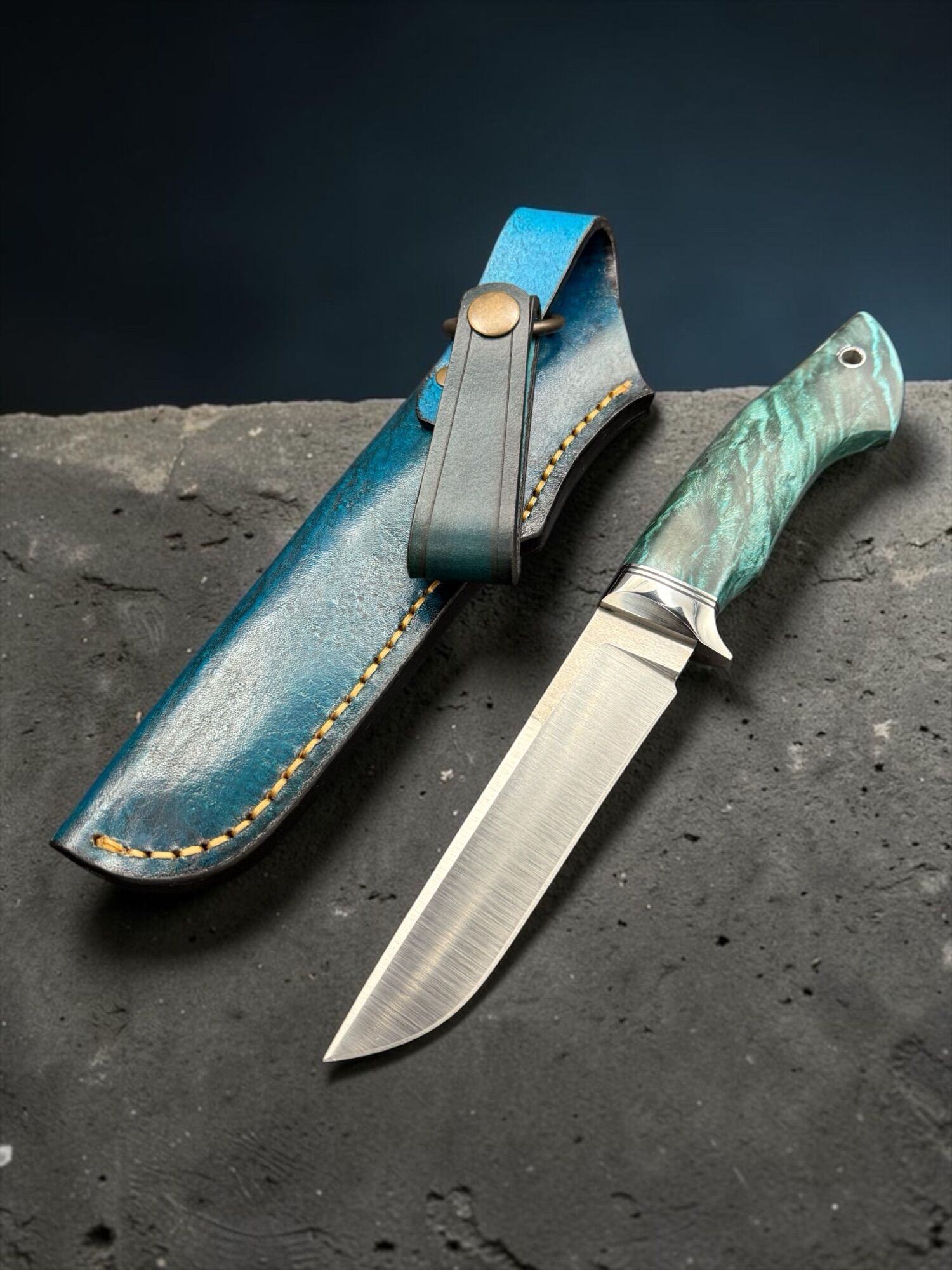 Tokaba Knives Türkiye - Custom Modell - Vanadis 8 / Amboyna Wood (#28) – Bild 2