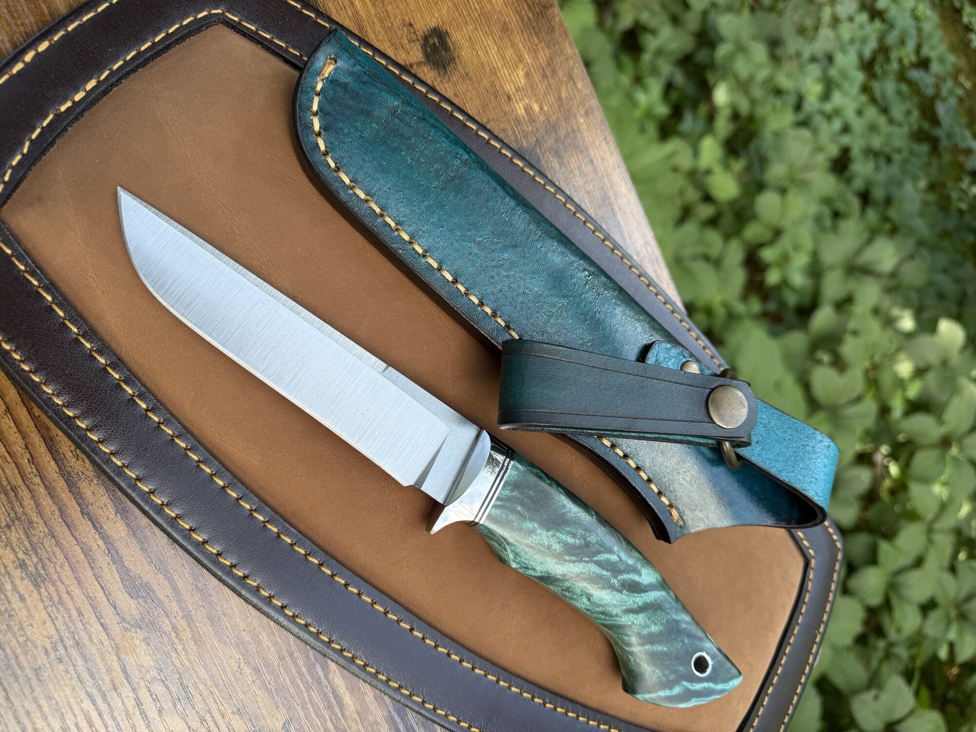 Tokaba Knives Türkiye - Custom Modell - Vanadis 8 / Amboyna Wood (#28) – Bild 5