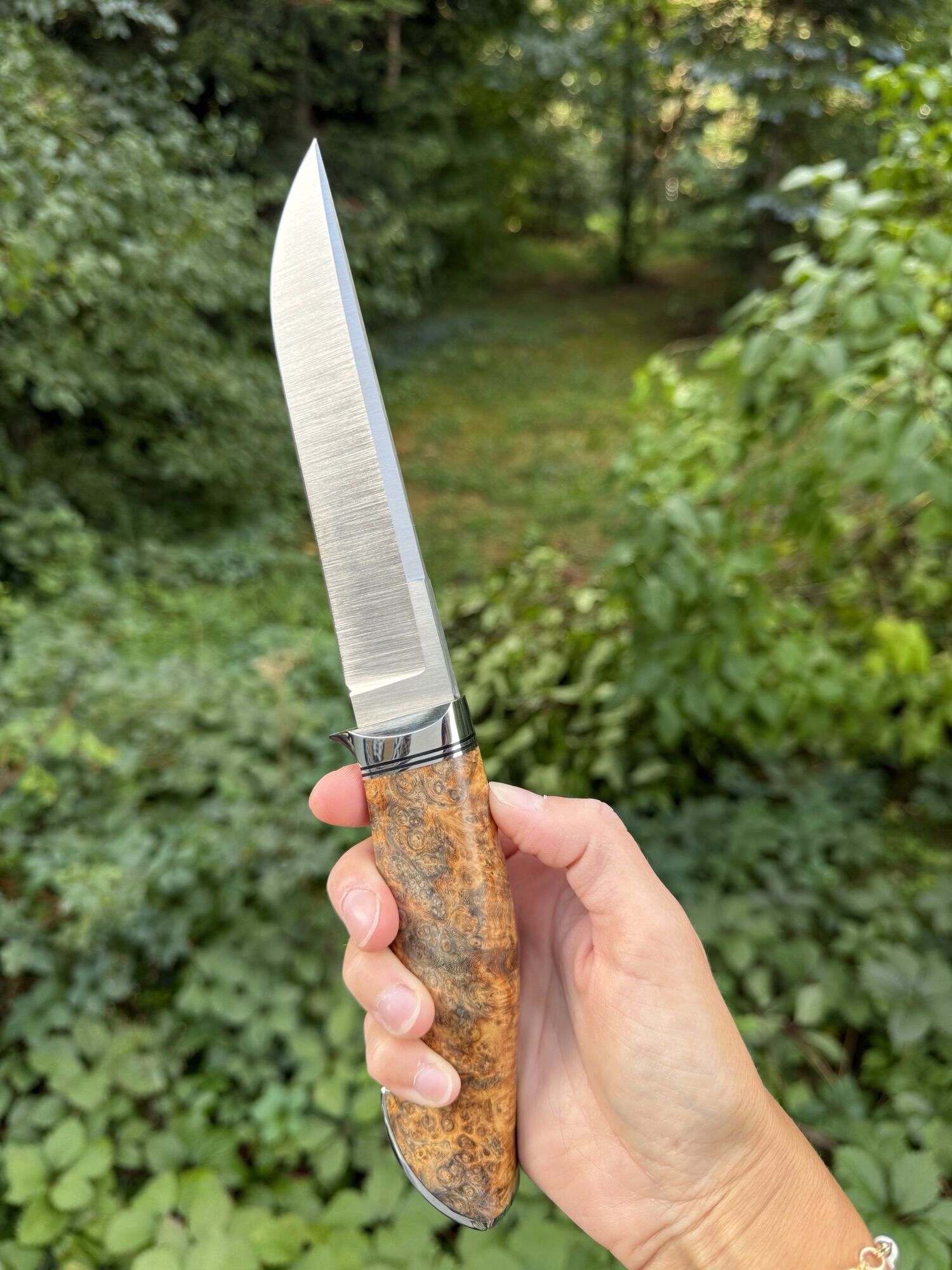 Tokaba Knives Türkiye - Custom Modell - BM390MC / Amboyna Wood (#32) – Bild 4