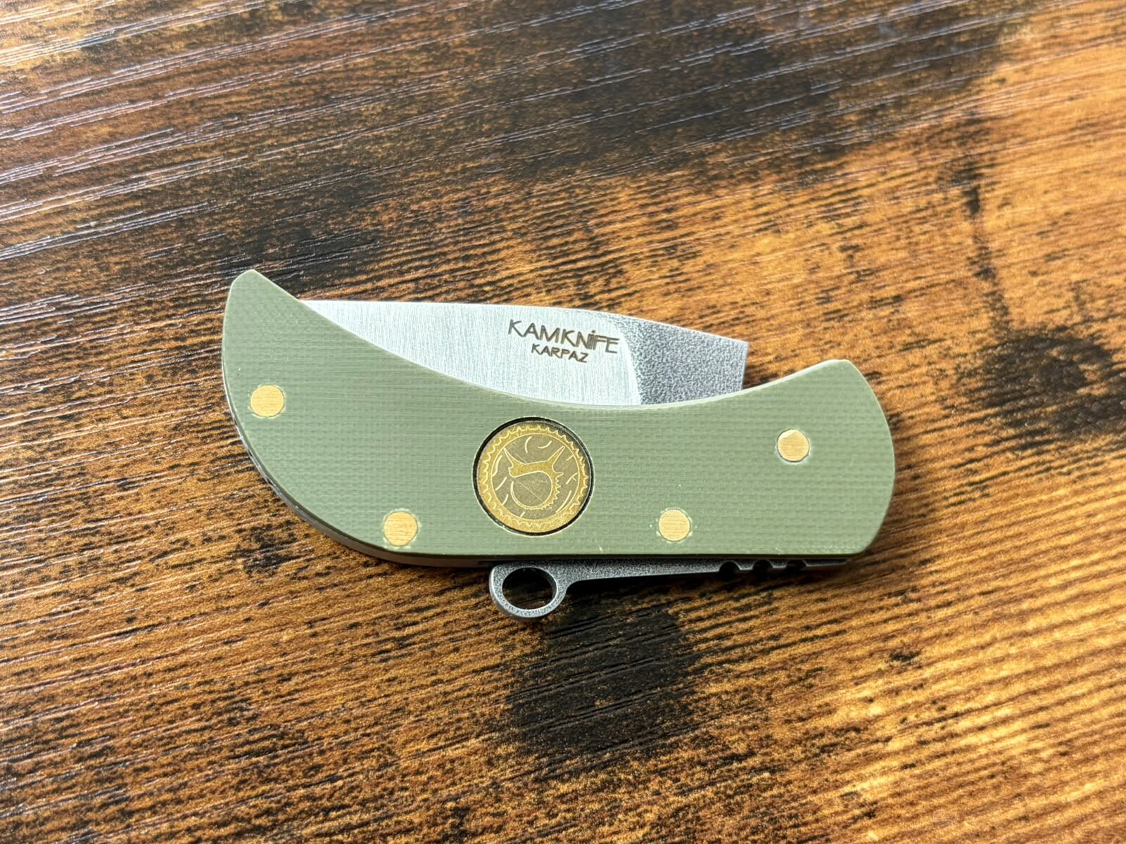KAM KNIFE | KARPAZ | Böhler N690 | G10 green - Image 3