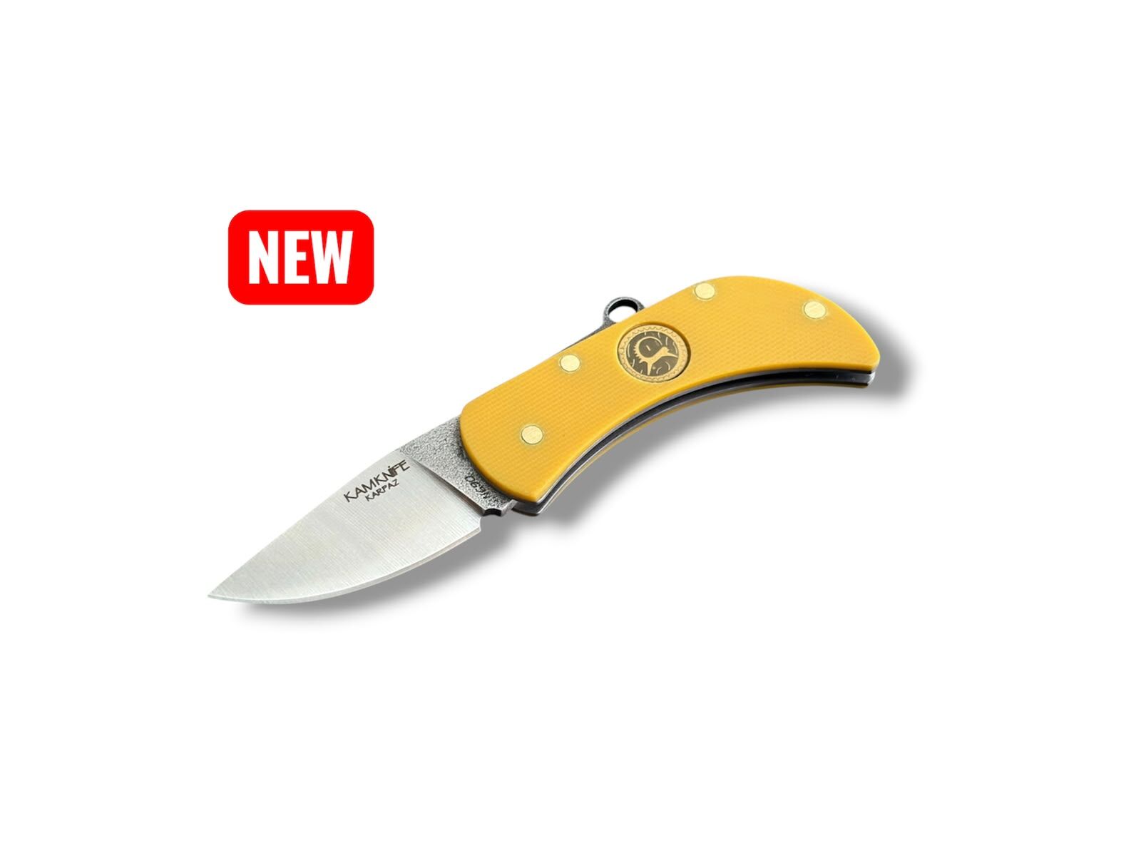 KAM KNIFE | KARPAZ | Böhler N690 | G10 yellow