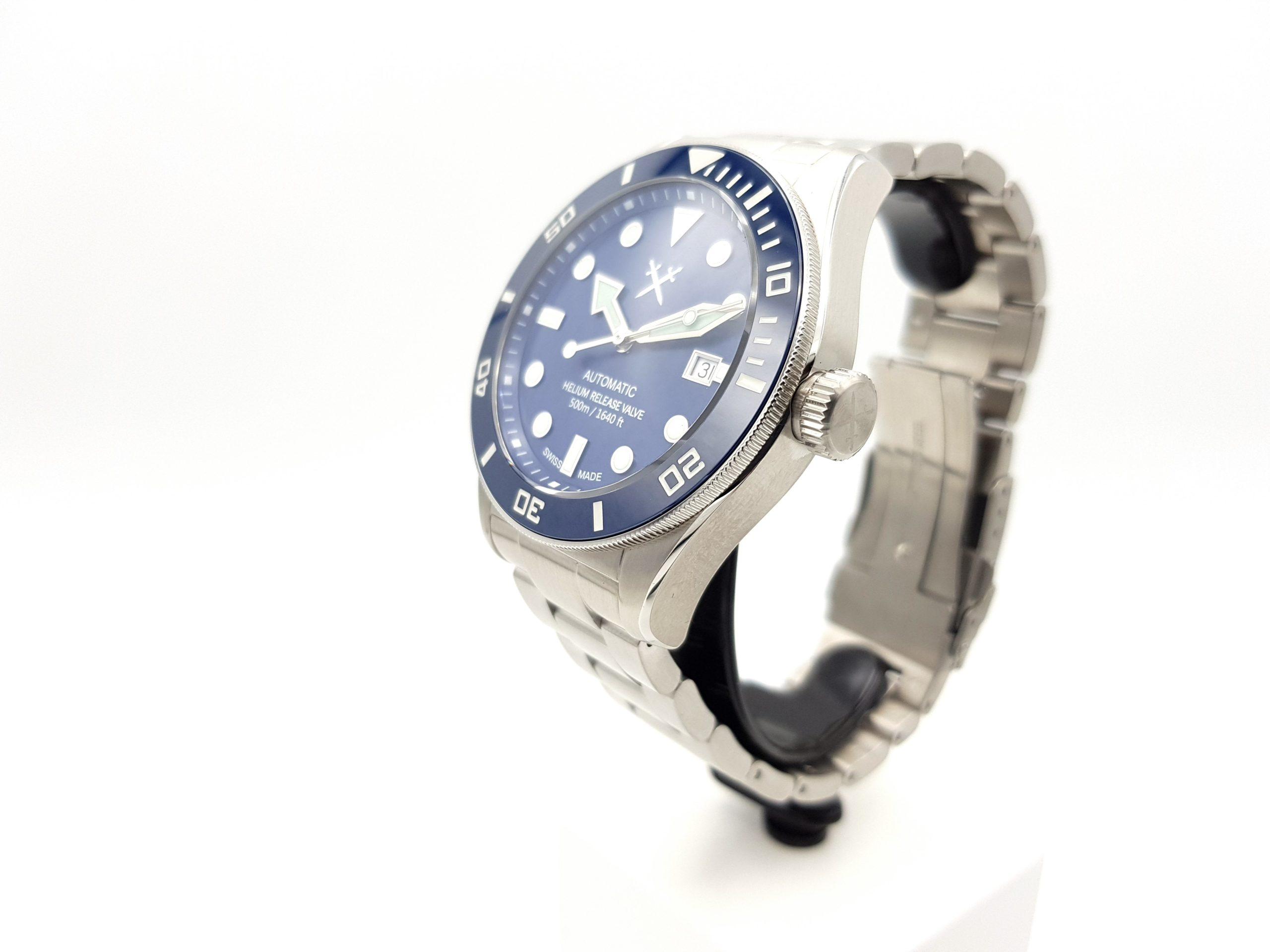 Tools For Gents SPORT DIVER (Stahl/Blau) 44 mm Taucheruhr Sellita SW200 Automatik SWISS MADE – Bild 11