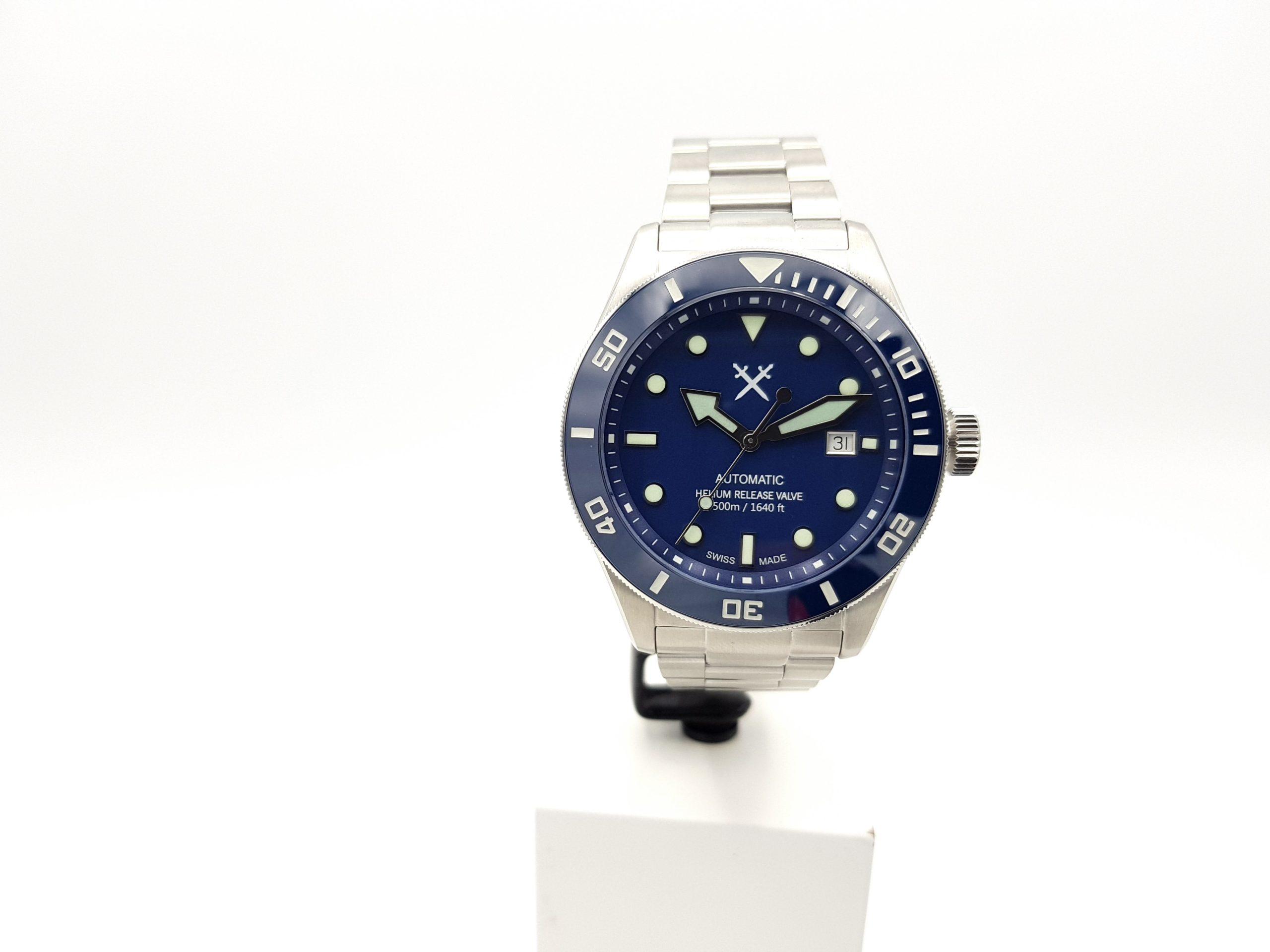 Tools For Gents SPORT DIVER (Stahl/Blau) 44 mm Taucheruhr Sellita SW200 Automatik SWISS MADE – Bild 12