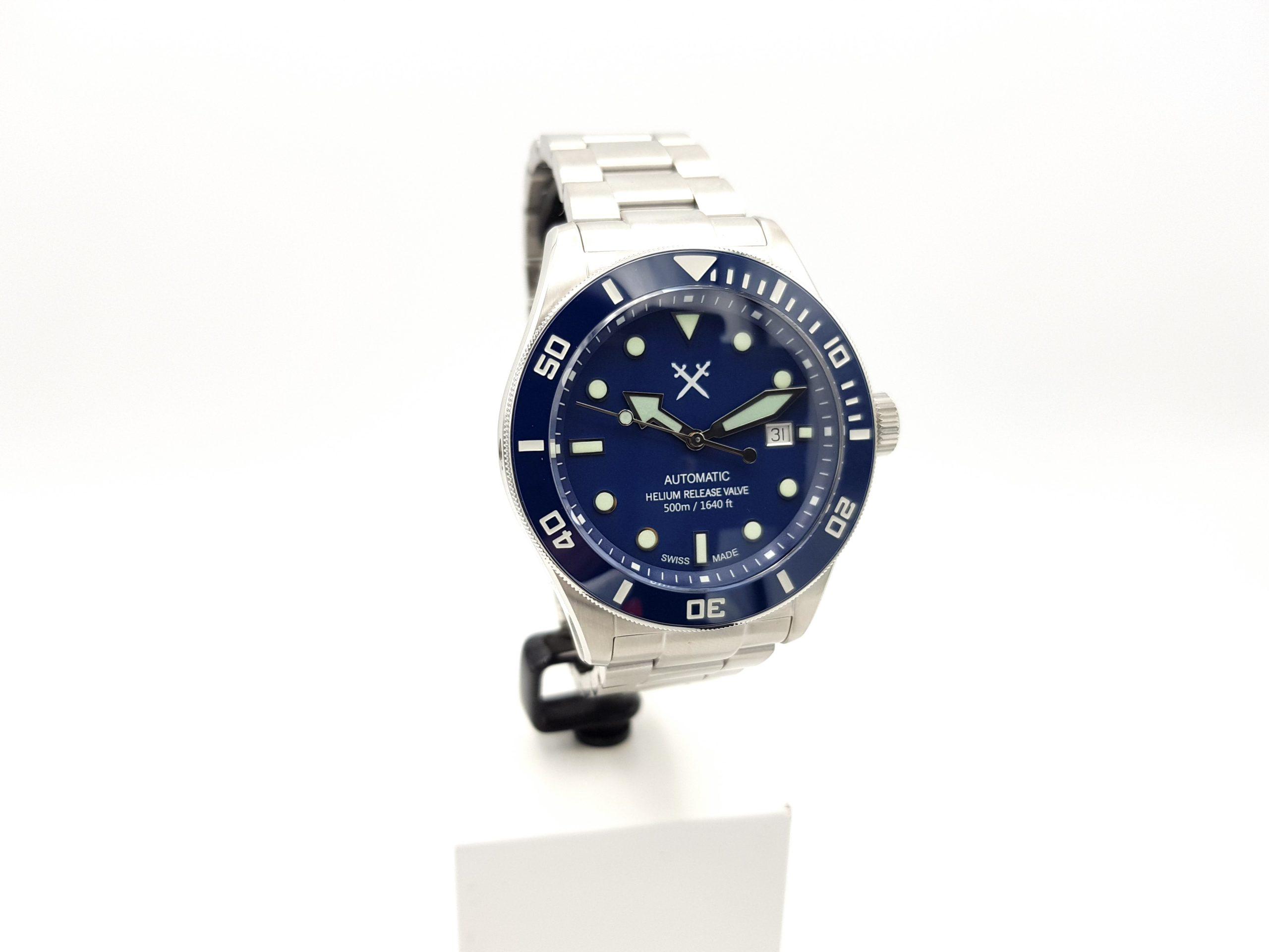 Tools For Gents SPORT DIVER (Stahl/Blau) 44 mm Taucheruhr Sellita SW200 Automatik SWISS MADE – Bild 13