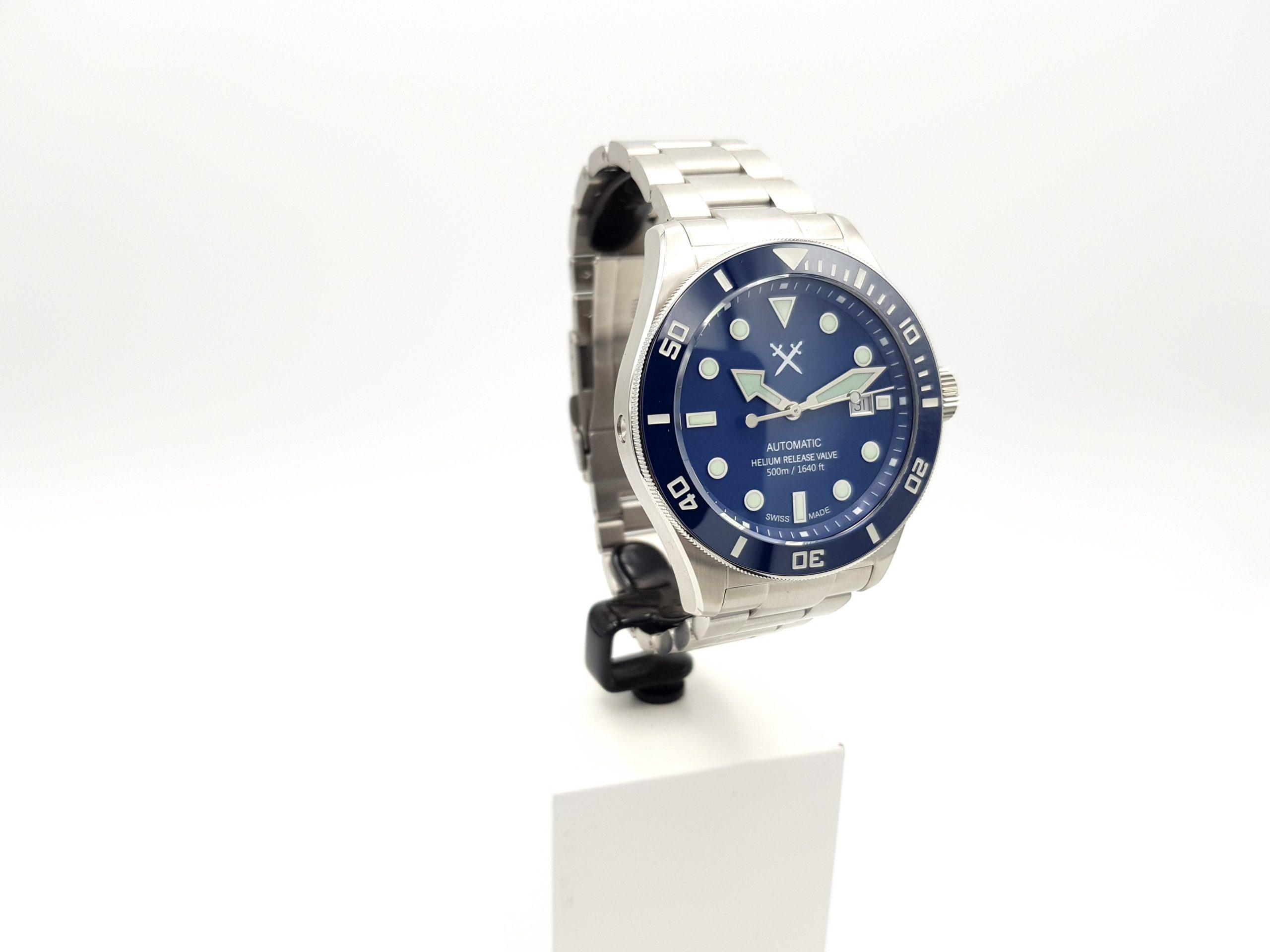 Tools For Gents SPORT DIVER (Stahl/Blau) 44 mm Taucheruhr Sellita SW200 Automatik SWISS MADE – Bild 15