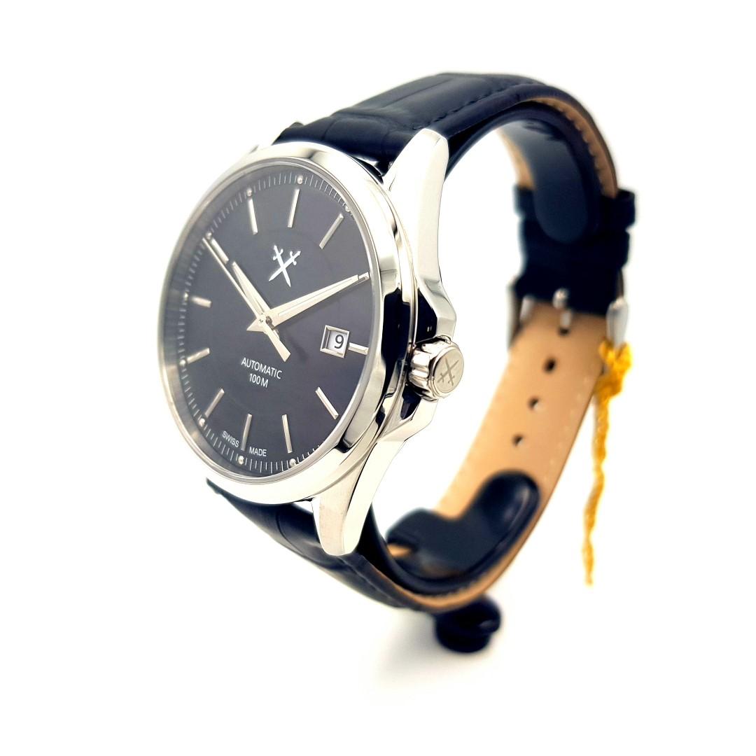 Tools For Gents CLASSIC Uhr 40 mm Ronda R150 Automatik (Schwarz) SWISS MADE – Bild 4