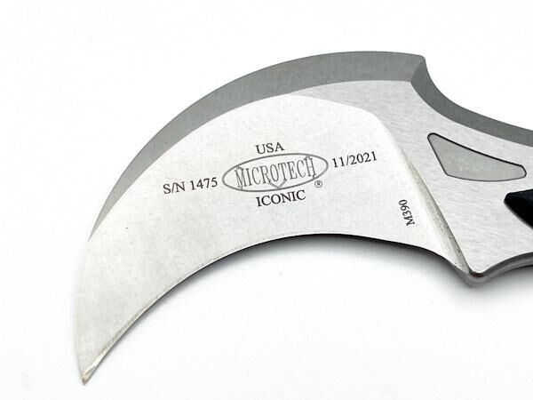 Microtech ICONIC Bastinelli Fixed Stonewash G10 – Bild 6