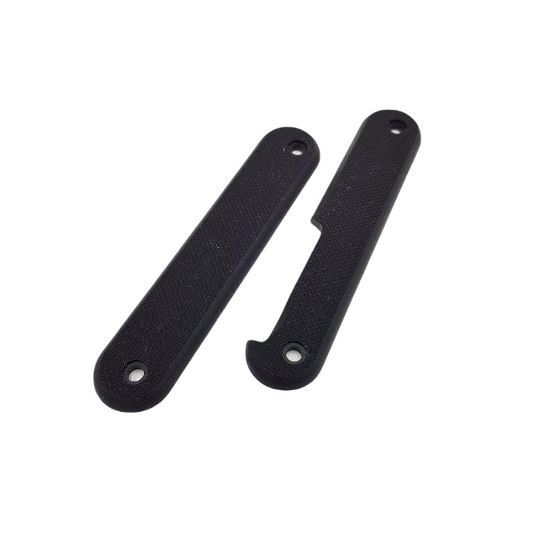 Replacement Handle Scales for MKM MALGA 6 Pocket Knife - G10 Black