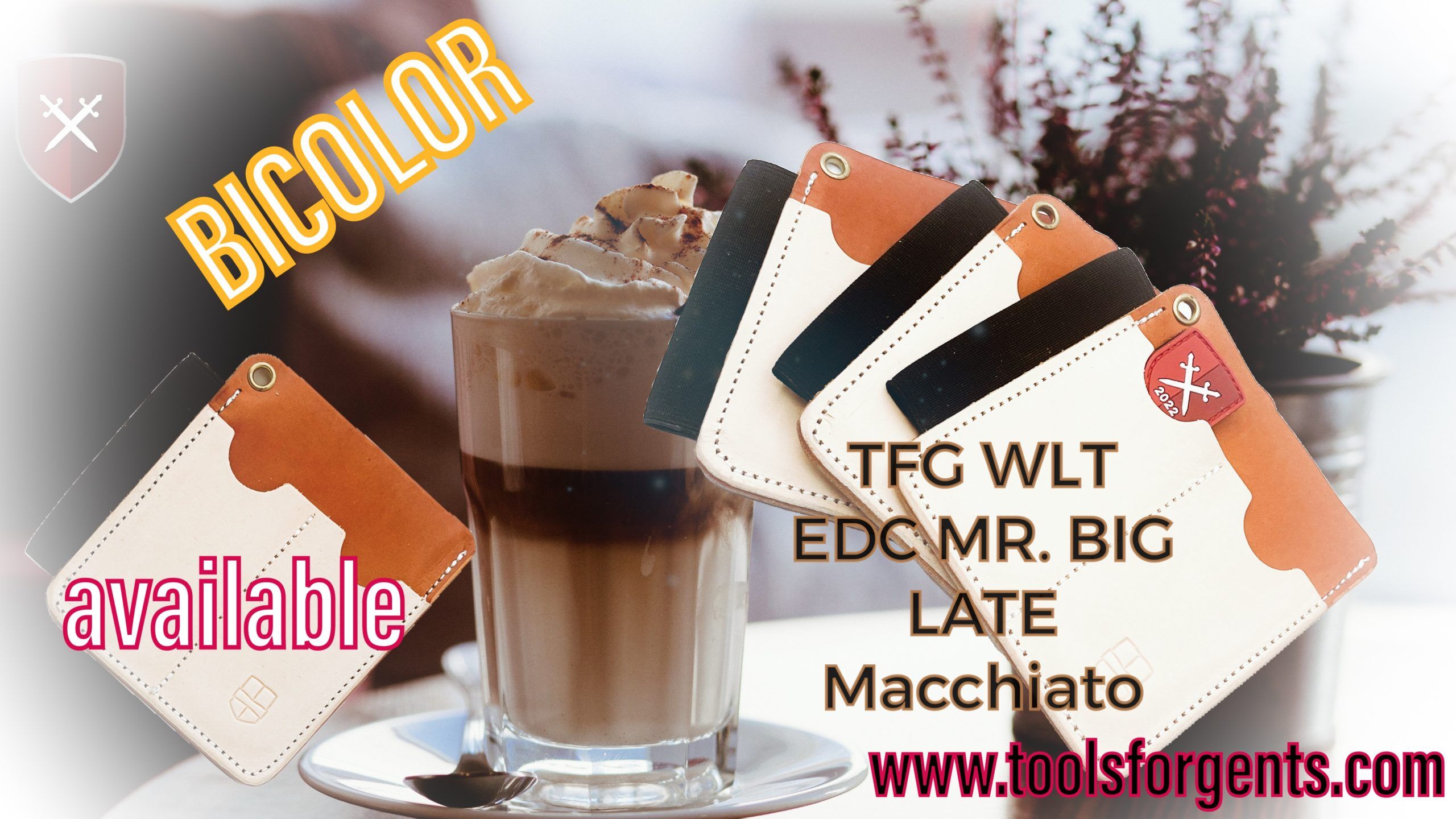 TFG EDC WLT MR. BIG POCKET SHEATH LATTE MACCHIATO Bicolor Neu – Bild 3