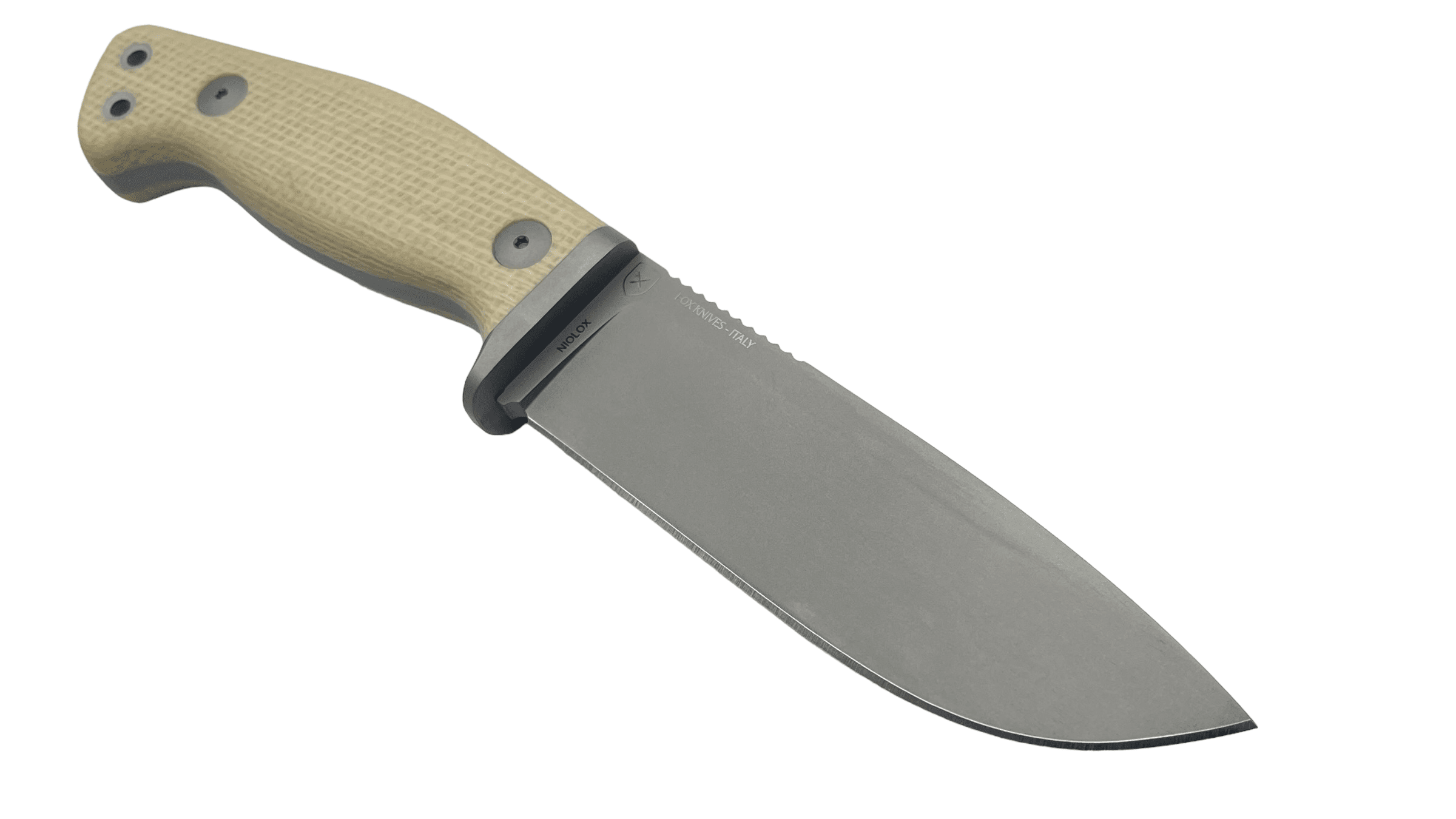 Fox Knives MR104, Micarta Ecru, Niolox – Bild 2