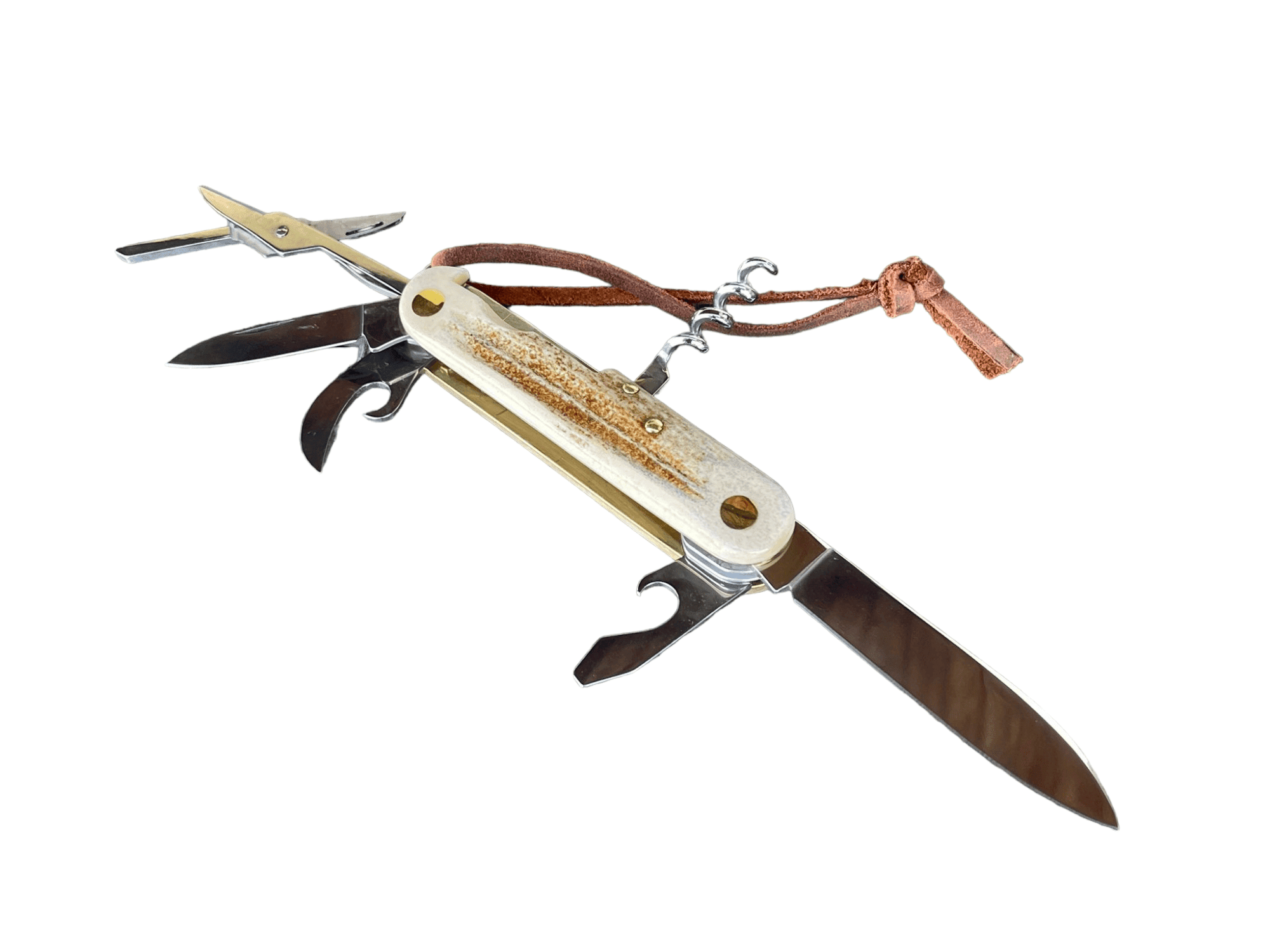 FOX KNIVES VENATORES CLASSIC STAG MULTI-TOOL (7 TOOLS) M390 KUHHORN – Bild 6