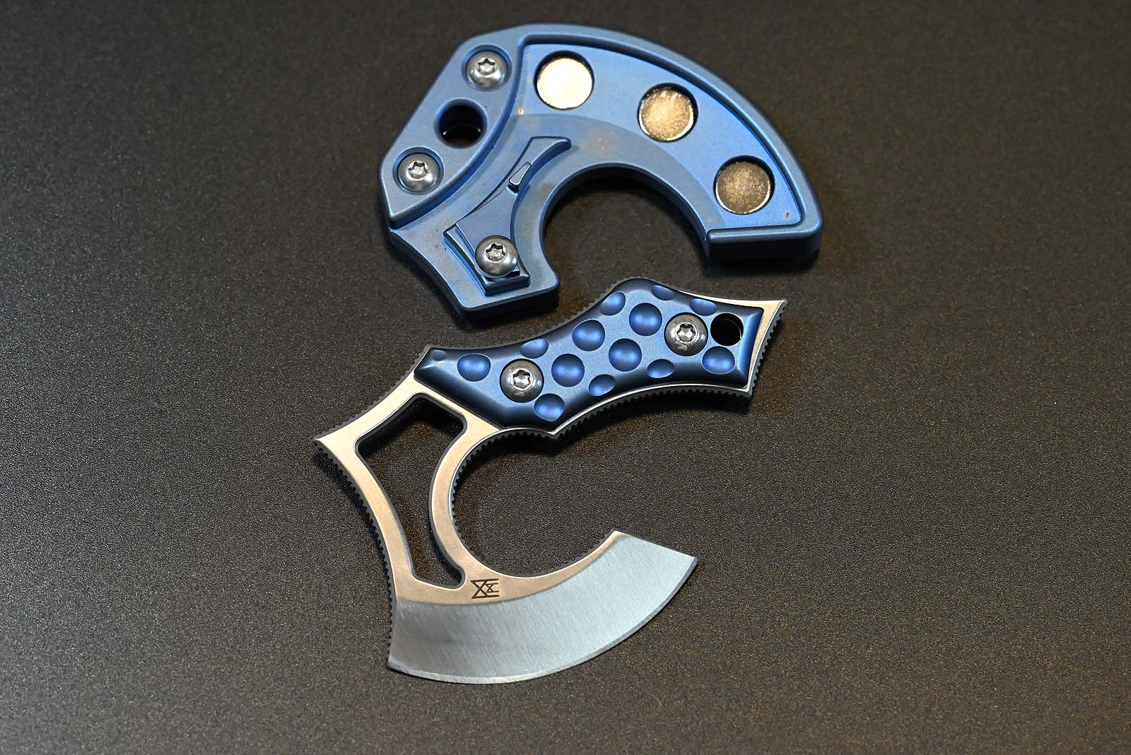 Midgards-Messer EDC NORI NANO V2 Titan Mini Axt Böhler N690 – Bild 2