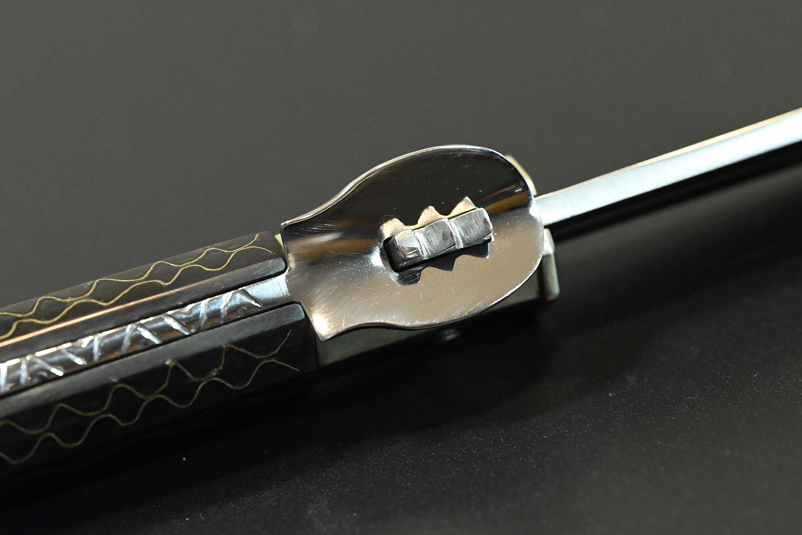 L'Artigiano Scarperia "HISTORIC AVIGLIANO CROSSBOW KNIFE" - C70 / Büffelhorn - 100 % Custom Handmade in Scarperia Italy – Bild 8