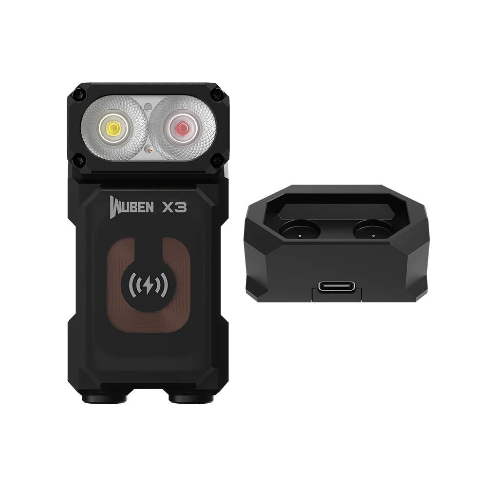 Wuben Lights Lightok X3 Owl EDC Flashlight - Your Best Owl Light Choice - Black