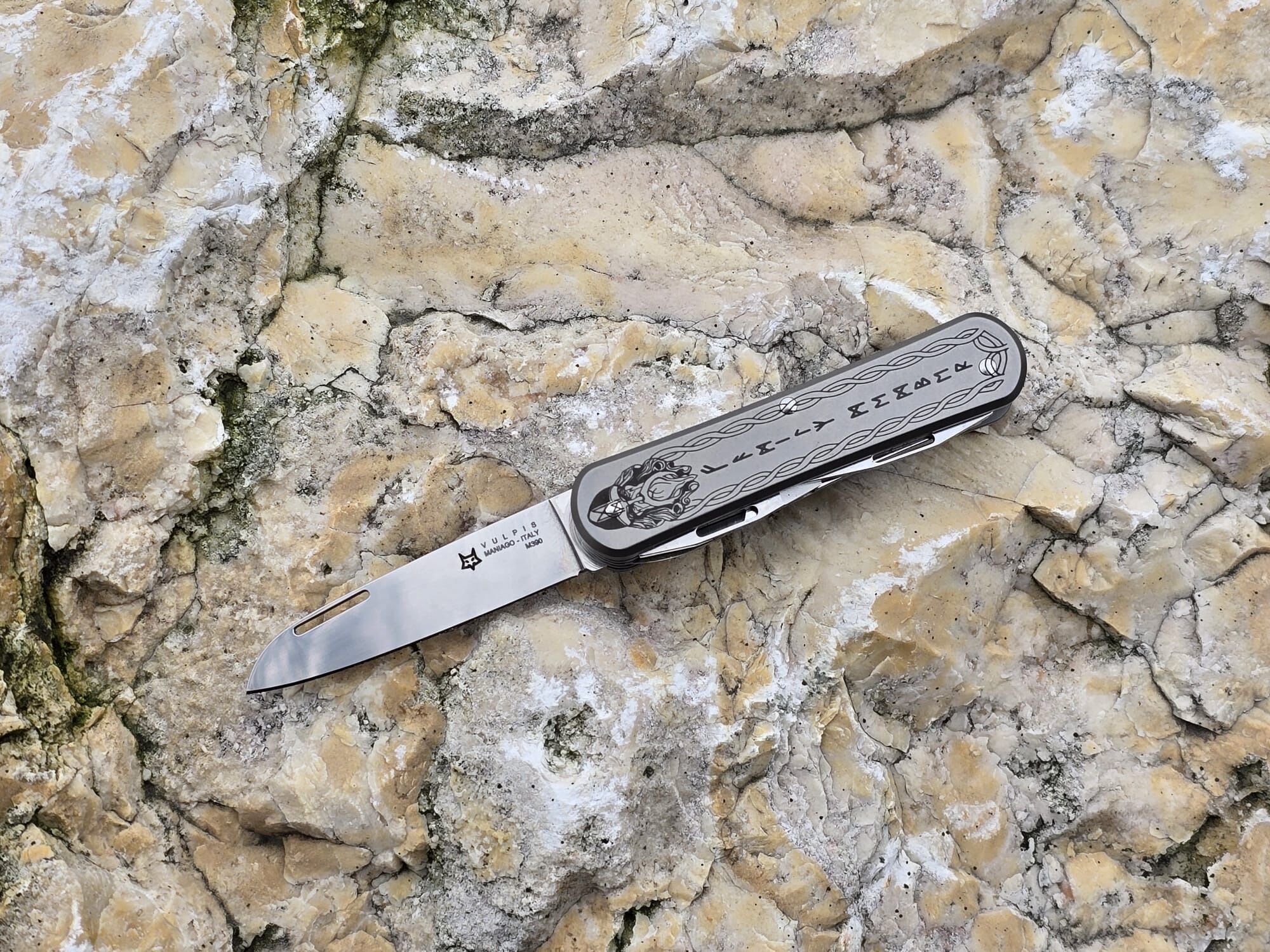 FOX KNIVES VULPIS MIDGARDS EDITION GRUPPENMESSER MULTITOOL VP-130-SF5 TICT (5 TOOLS) limitiert 1/500 – Bild 3
