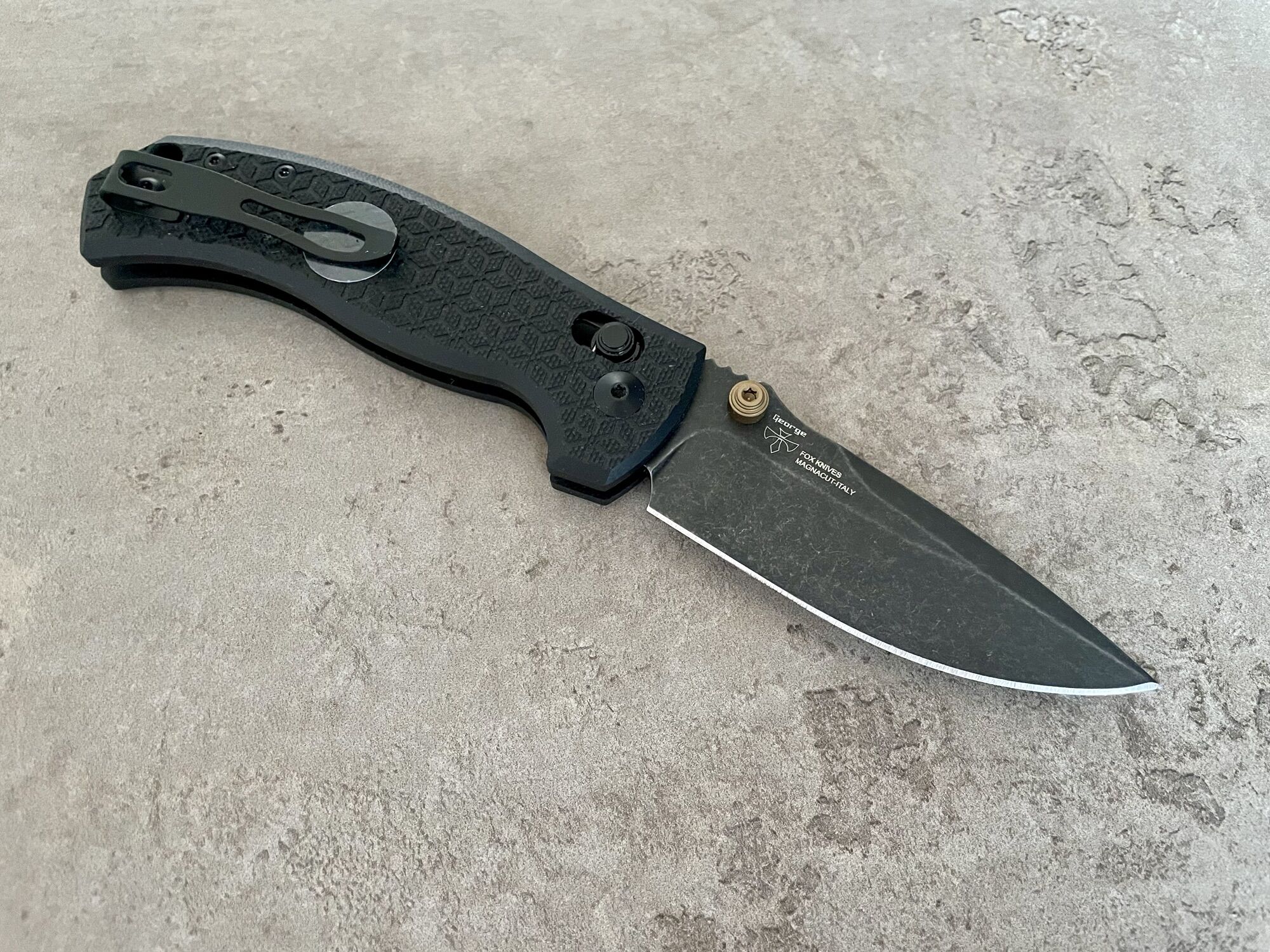 Fox Knives ANZU FX-560 G10B Les George Design Magnacut – Bild 2