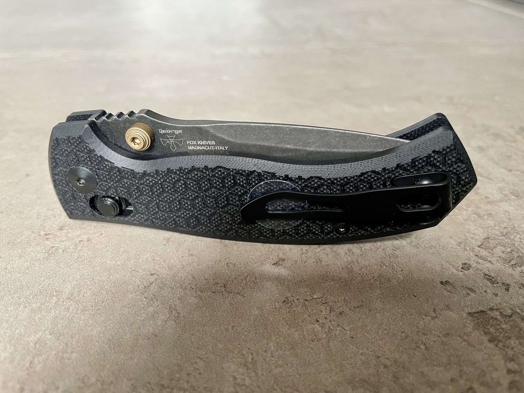 Fox Knives ANZU FX-560 G10B Les George Design Magnacut – Bild 4