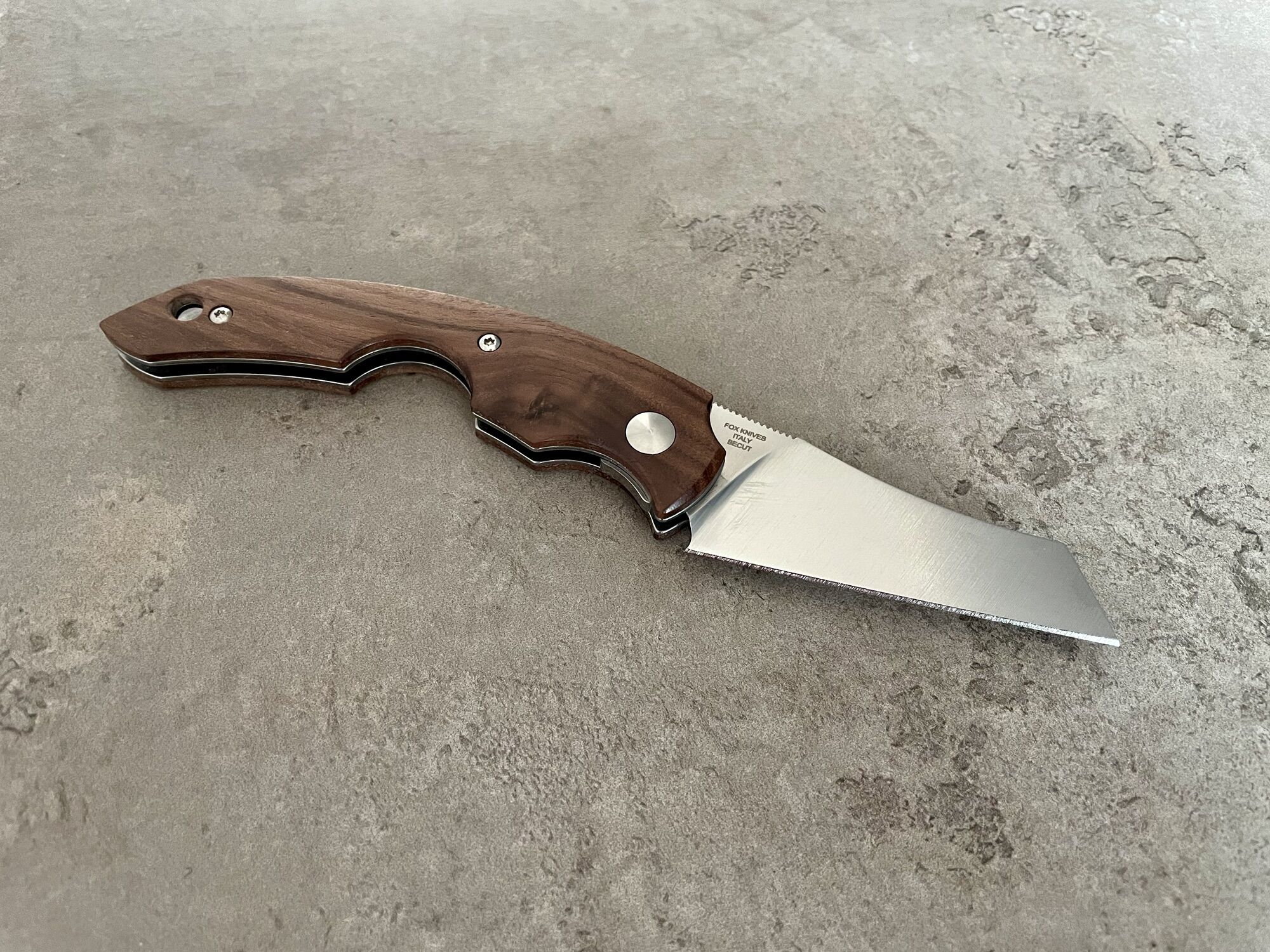 Fox Knives VIRTUS FX-541 WW Walnussholz Zigarrenmesser – Bild 2
