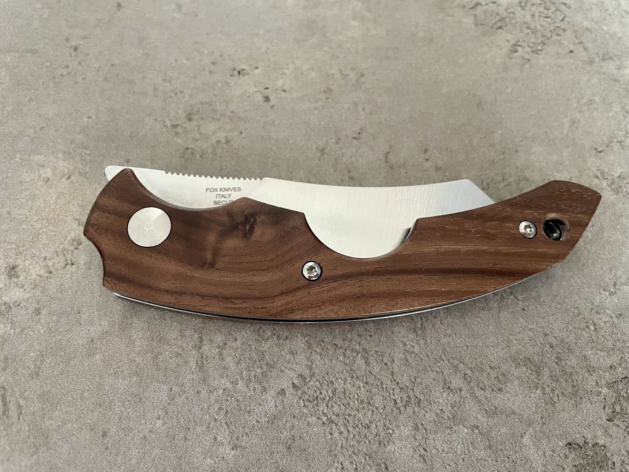 Fox Knives VIRTUS FX-541 WW Walnussholz Zigarrenmesser – Bild 4