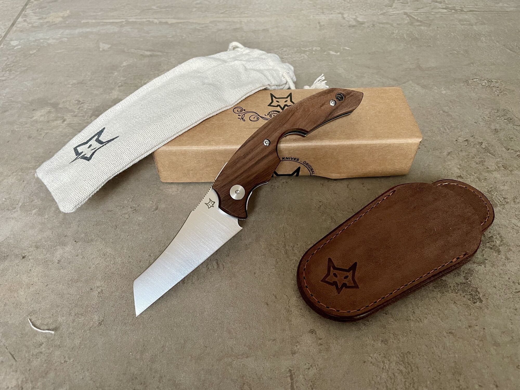 Fox Knives VIRTUS FX-541 WW Walnussholz Zigarrenmesser – Bild 8