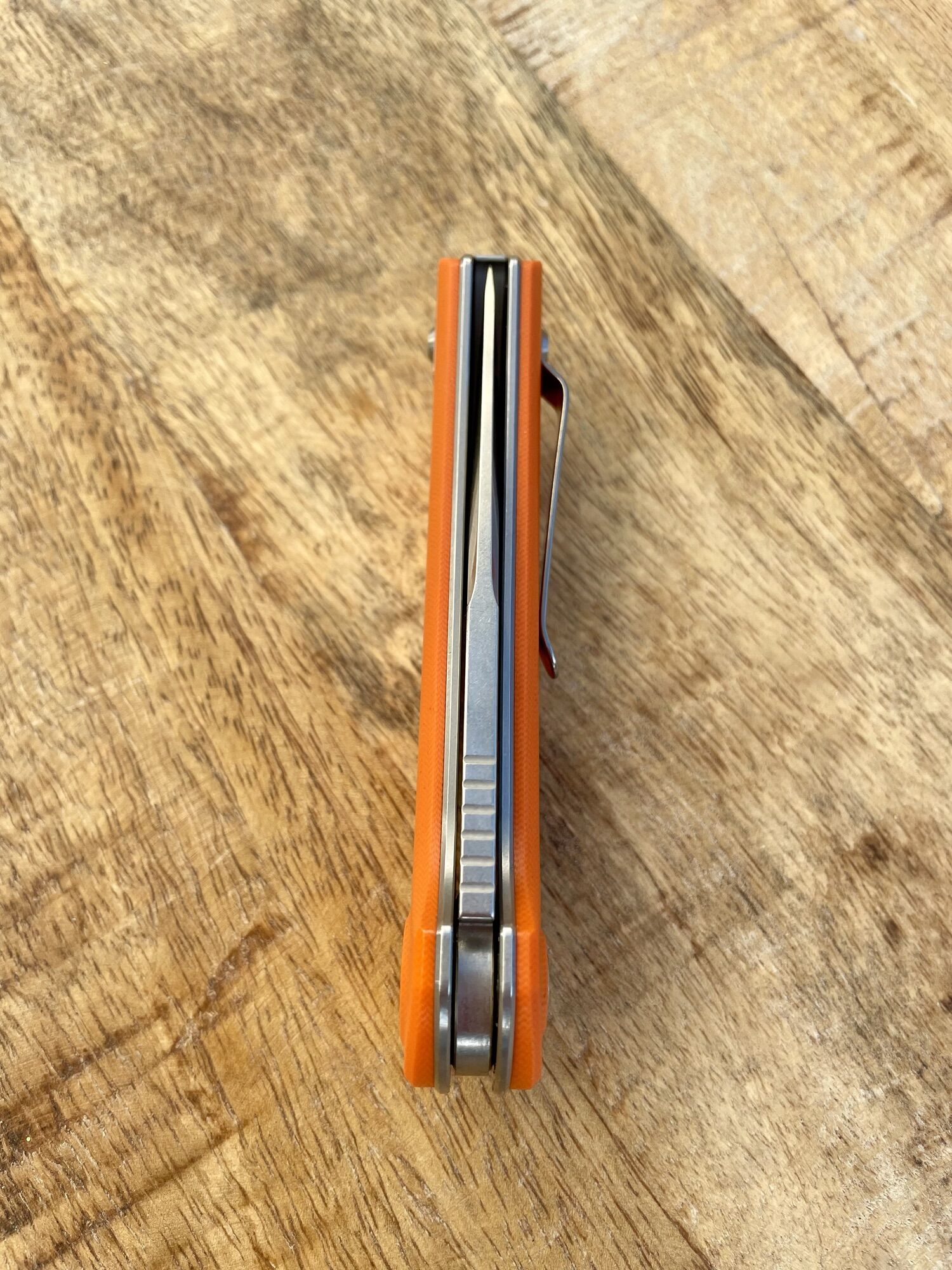 Reate Knives PL-XF Orange G10 Nitro-V/ Stonewashed – Bild 6