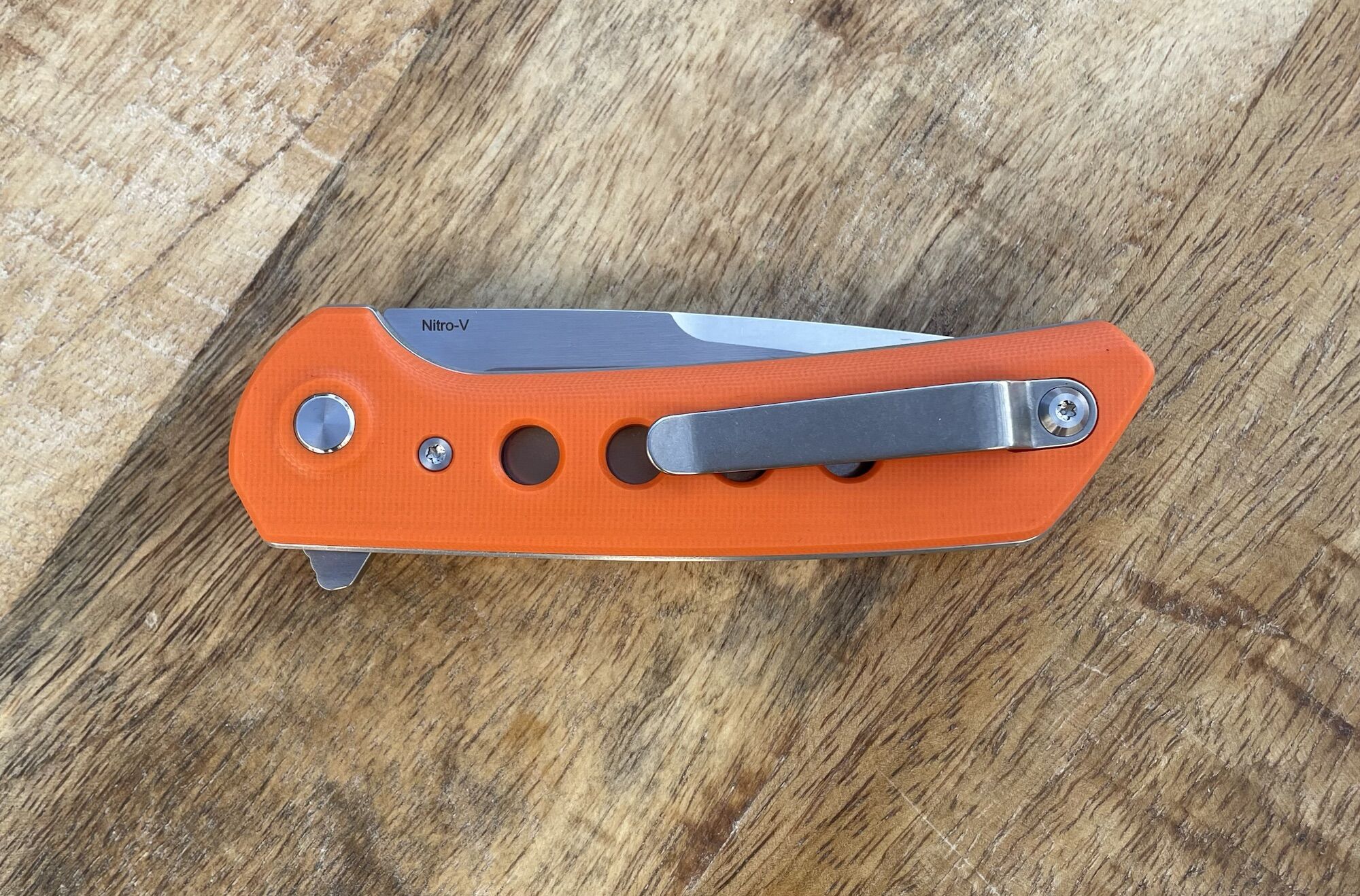Reate Knives PL-XF Orange G10 Nitro-V/ Stonewashed – Bild 7