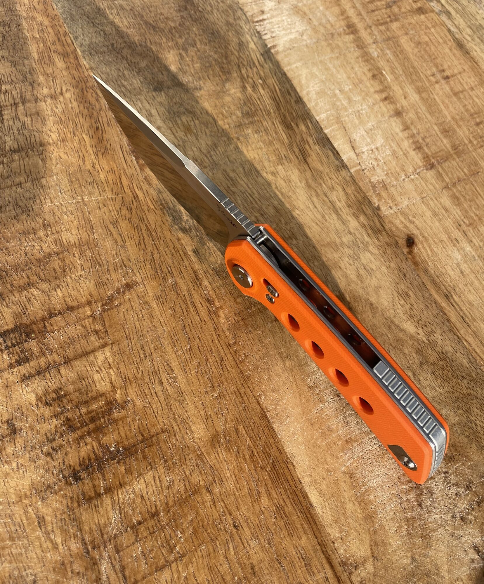 Reate Knives PL-XF Orange G10 Nitro-V/ Stonewashed – Bild 5