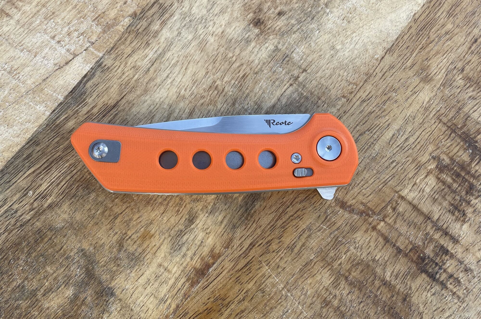 Reate Knives PL-XF Orange G10 Nitro-V/ Stonewashed – Bild 8