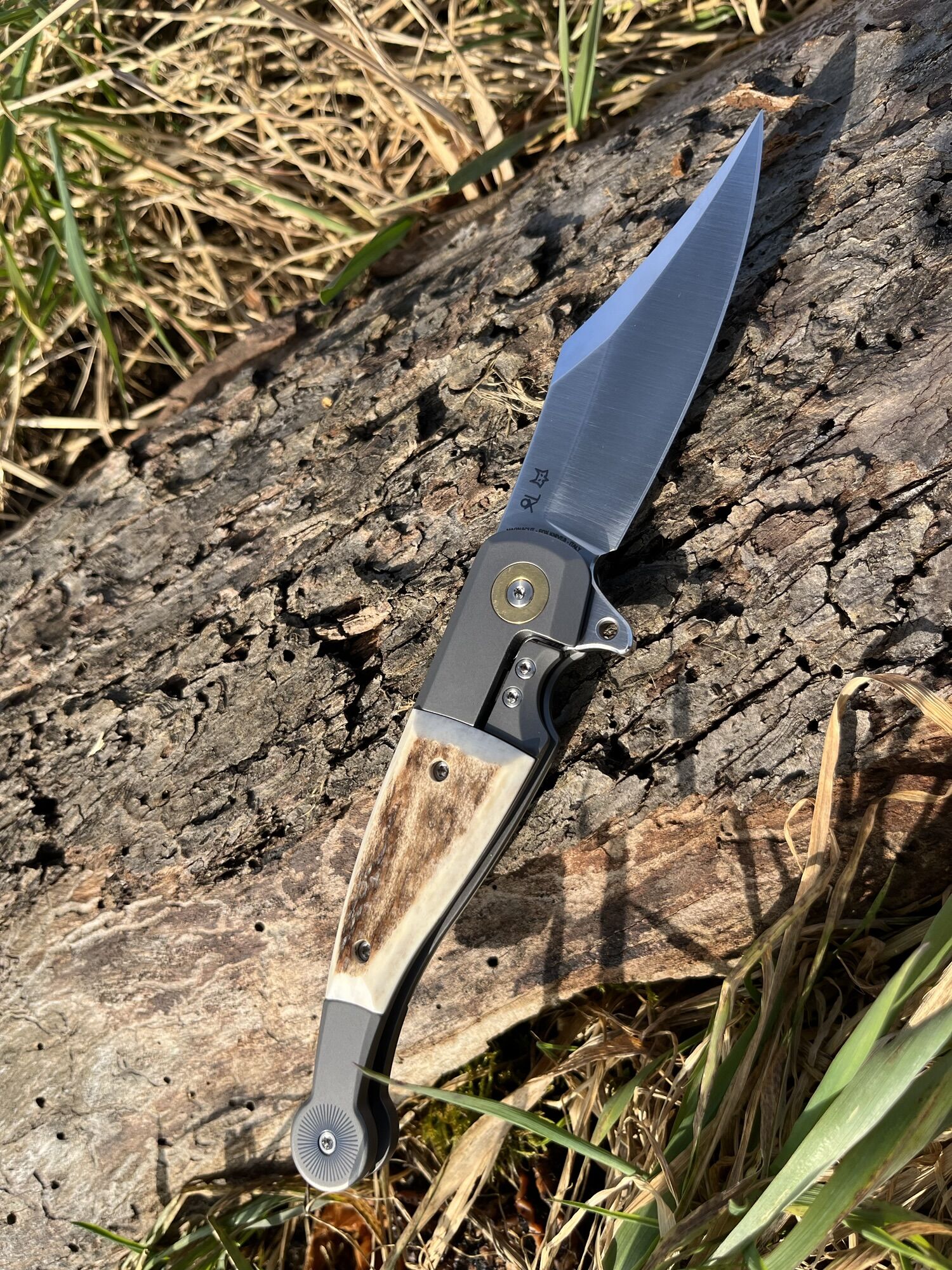 FOX Knives GVP "Gitano" Gen 2 Flipper / Magnacut / Hirschhorn-Inlay – Bild 8