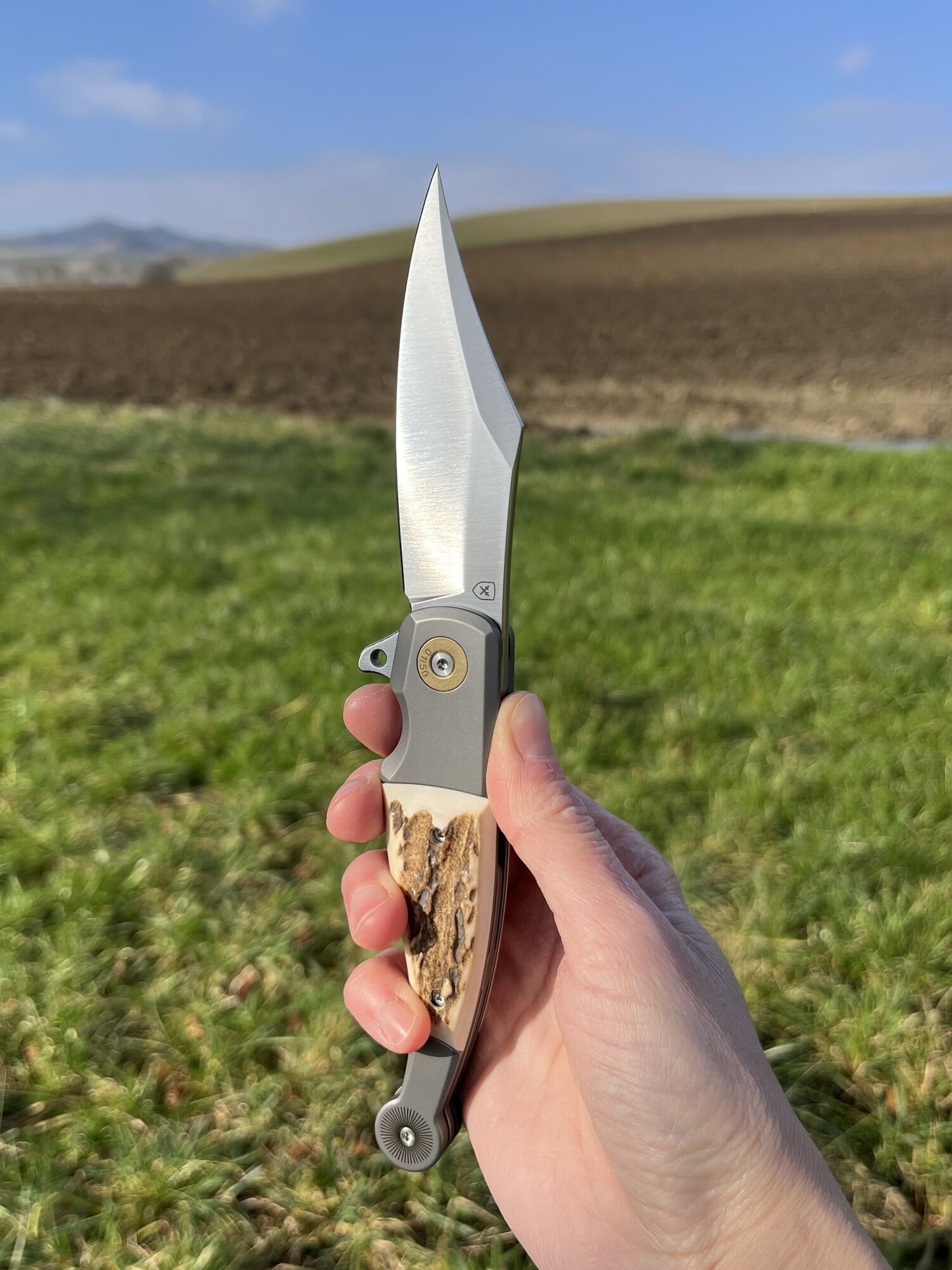 FOX Knives GVP "Gitano" Gen 2 Flipper / Magnacut / Hirschhorn-Inlay – Bild 5