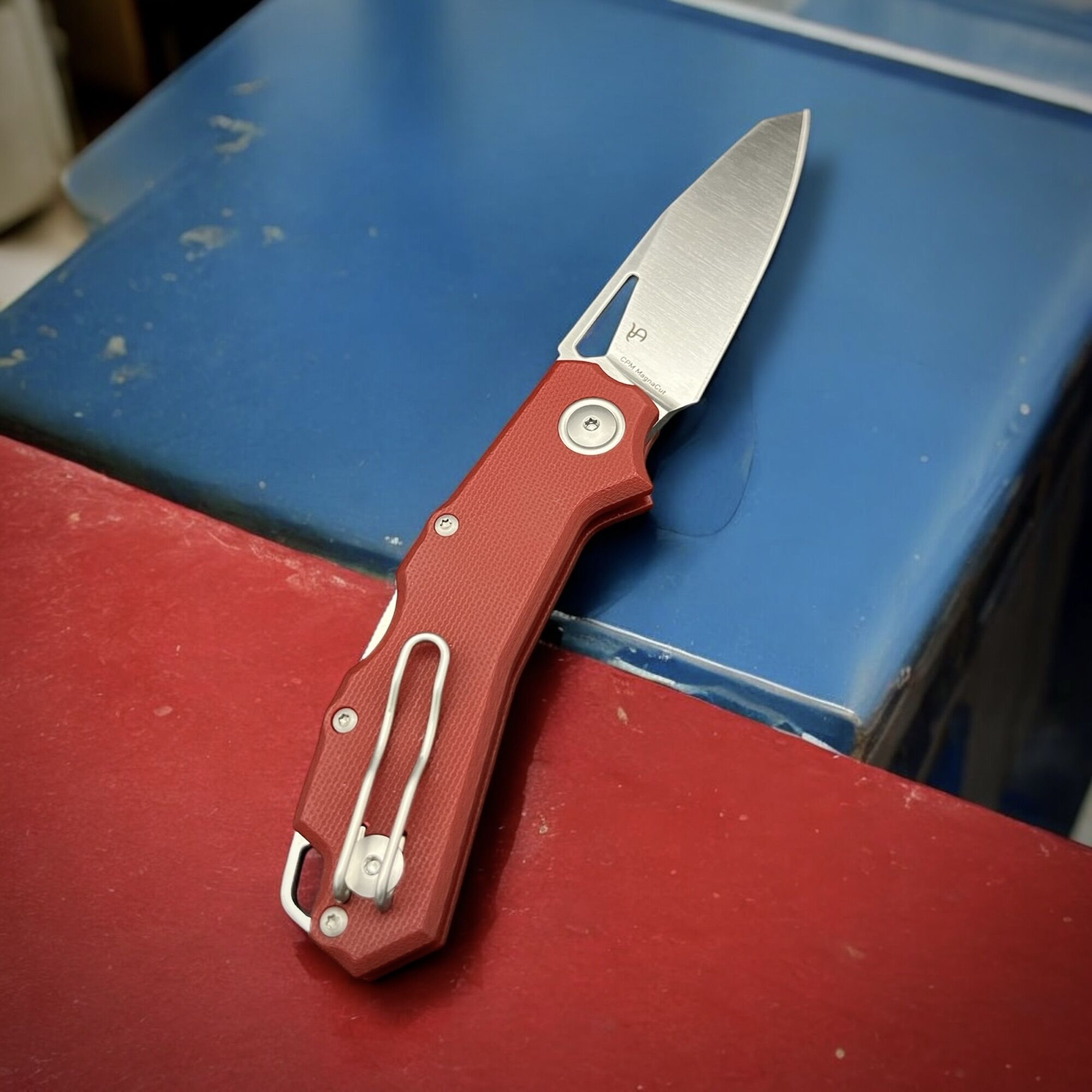 Viper | ALFA | Magnacut / G10 rot - Designed by Simone Tonolli – Bild 5