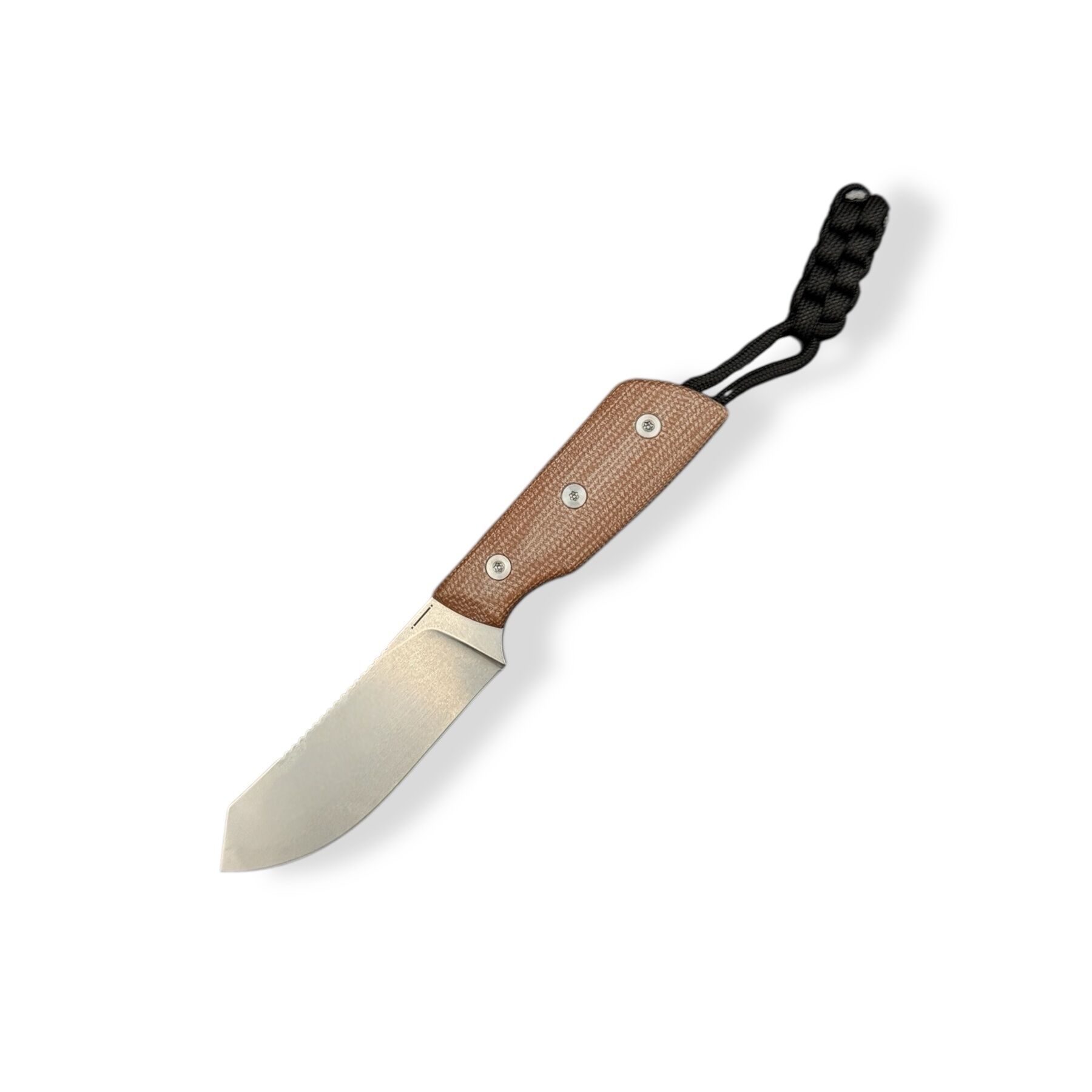 Straight Line EDC "DIGGER" 14C28N / Natural Canvas Micarta