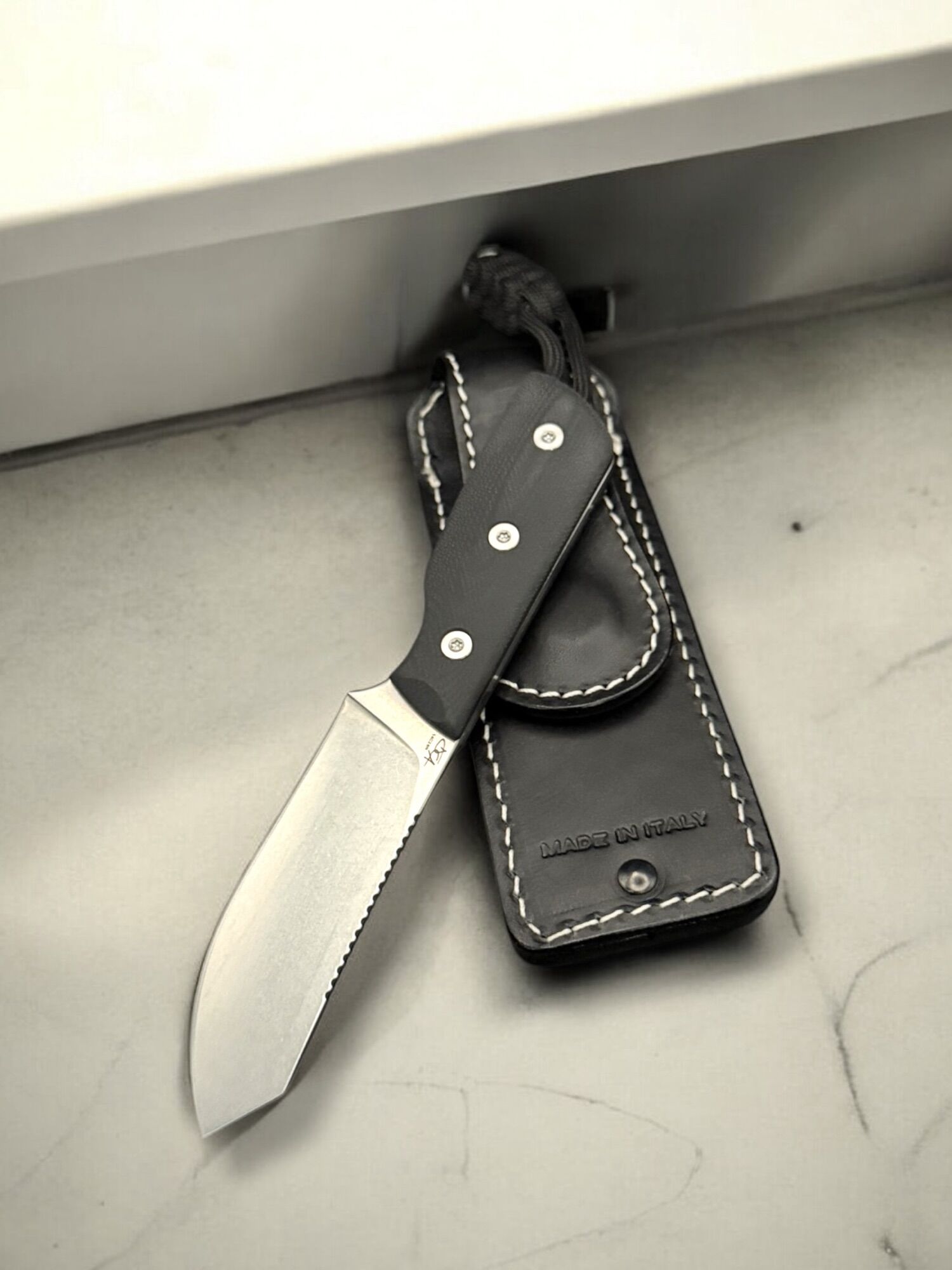 Straight Line EDC "DIGGER" 14C28N / Black G10 – Bild 3
