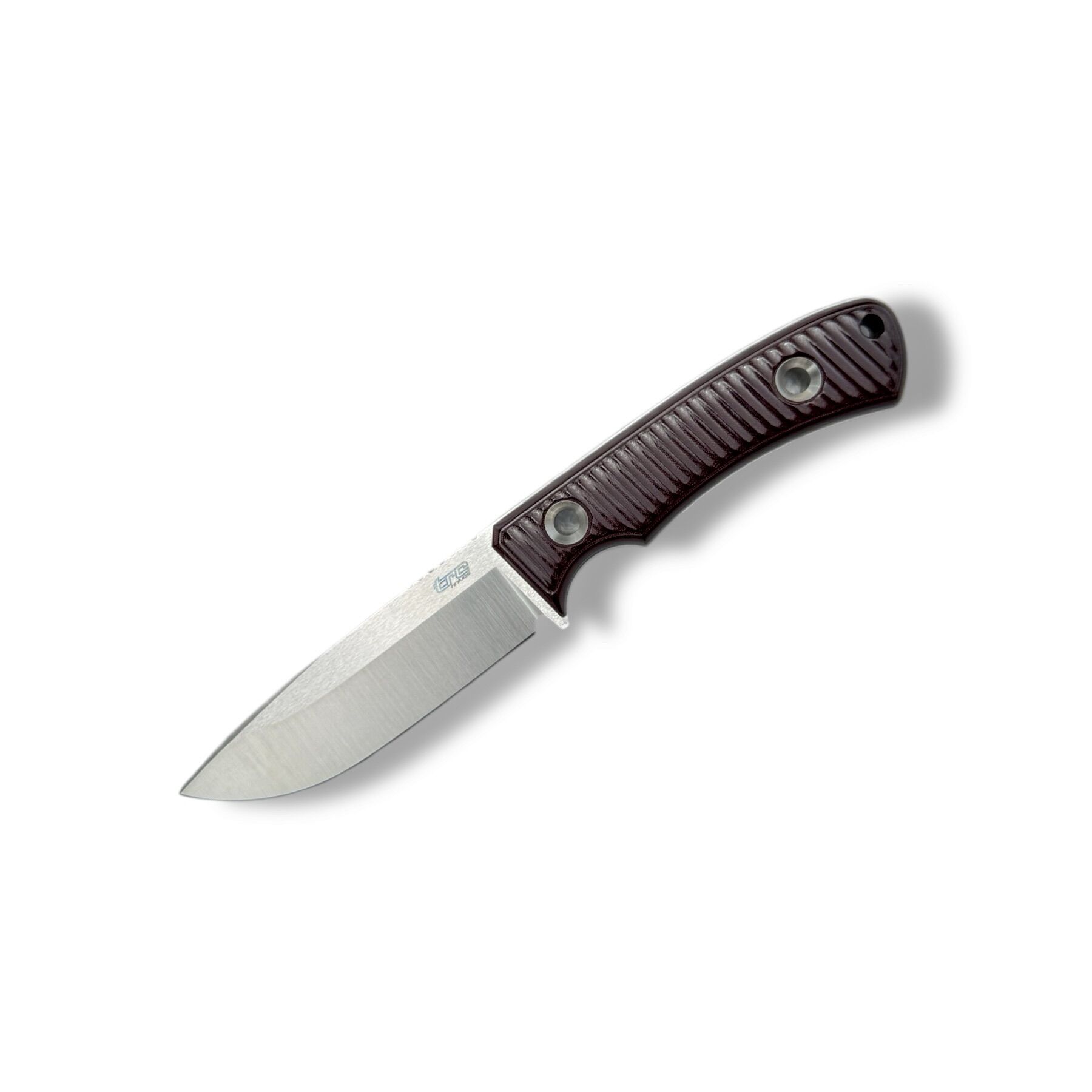 TRC Knives | 15 Anniversary Polheim | RWL-34 /Satin /Marron Micarta /Leather