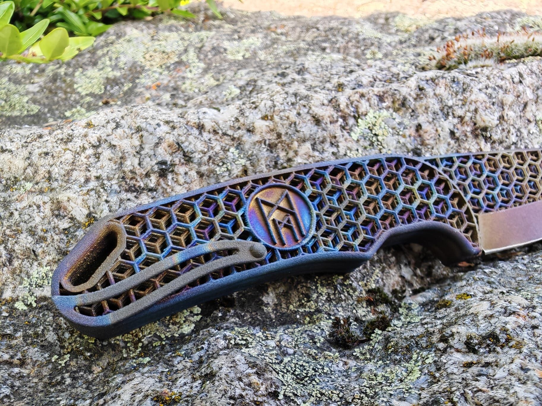Midgards-Messer "HEXAGON" Ultralight / Full Titanium - 3D Printed - Image 5