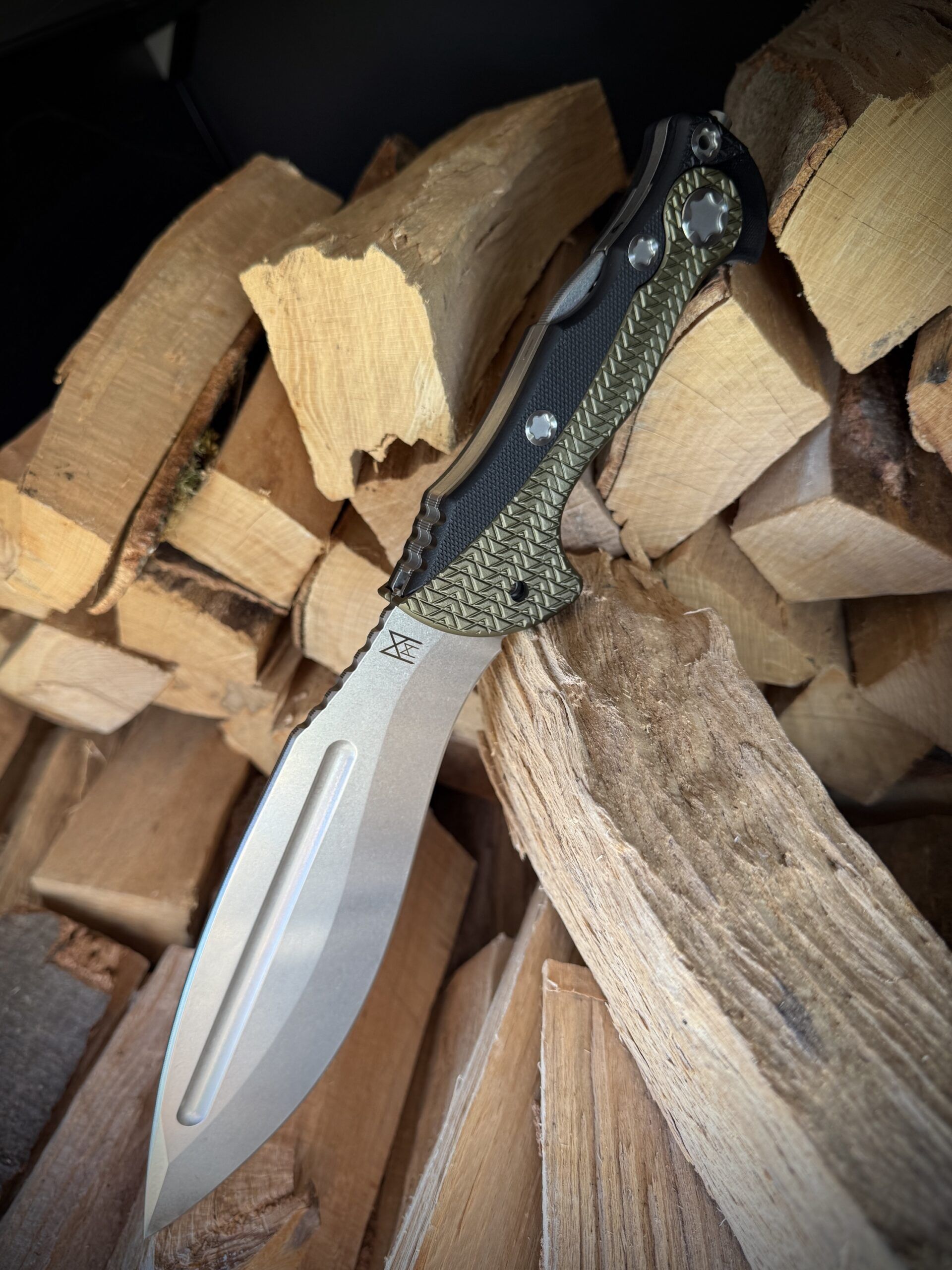 Midgards-Messer | Folding Kukri | Od Green Limited XXX/300 – Bild 4