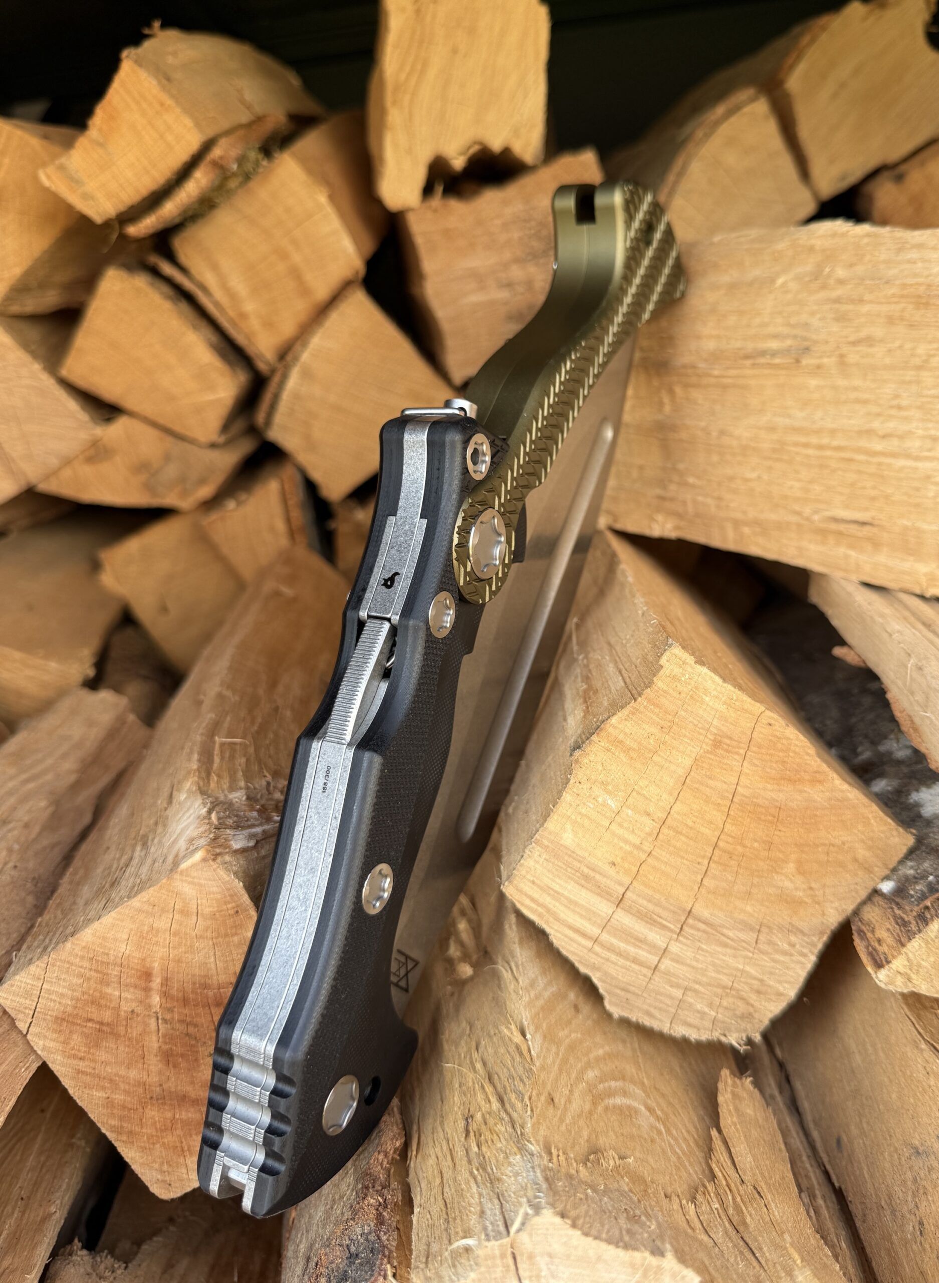 Midgards-Messer | Folding Kukri | Od Green Limited XXX/300 – Bild 7