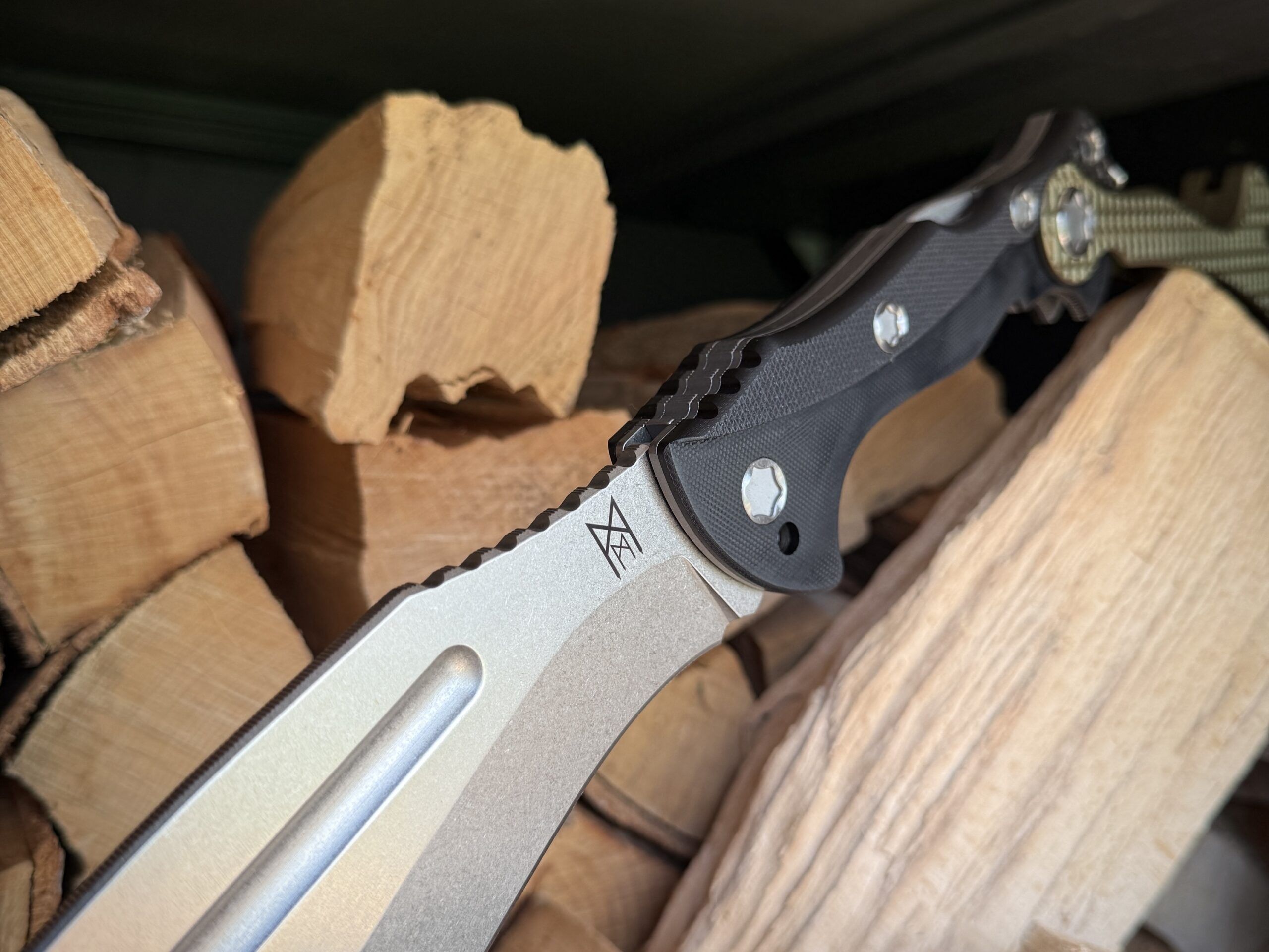 Midgards-Messer | Folding Kukri | Od Green Limited XXX/300 – Bild 6